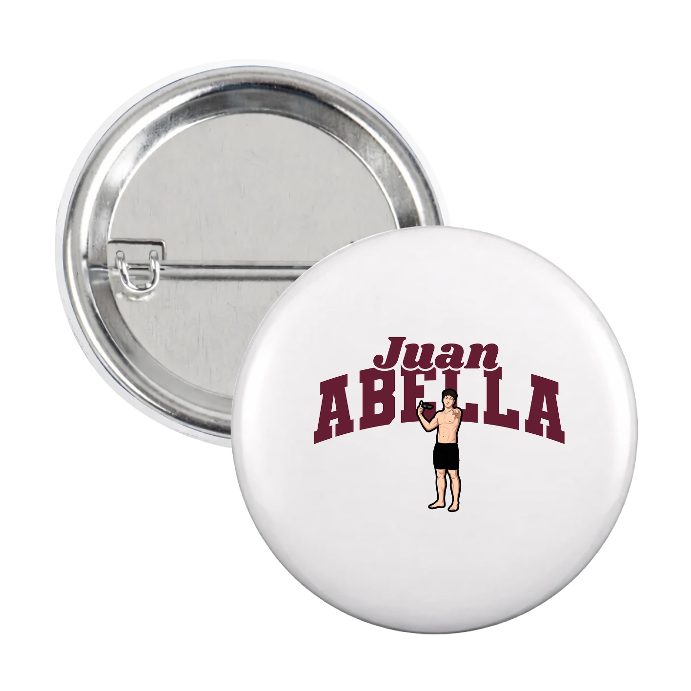Game Day Button — Signature Arch in White
