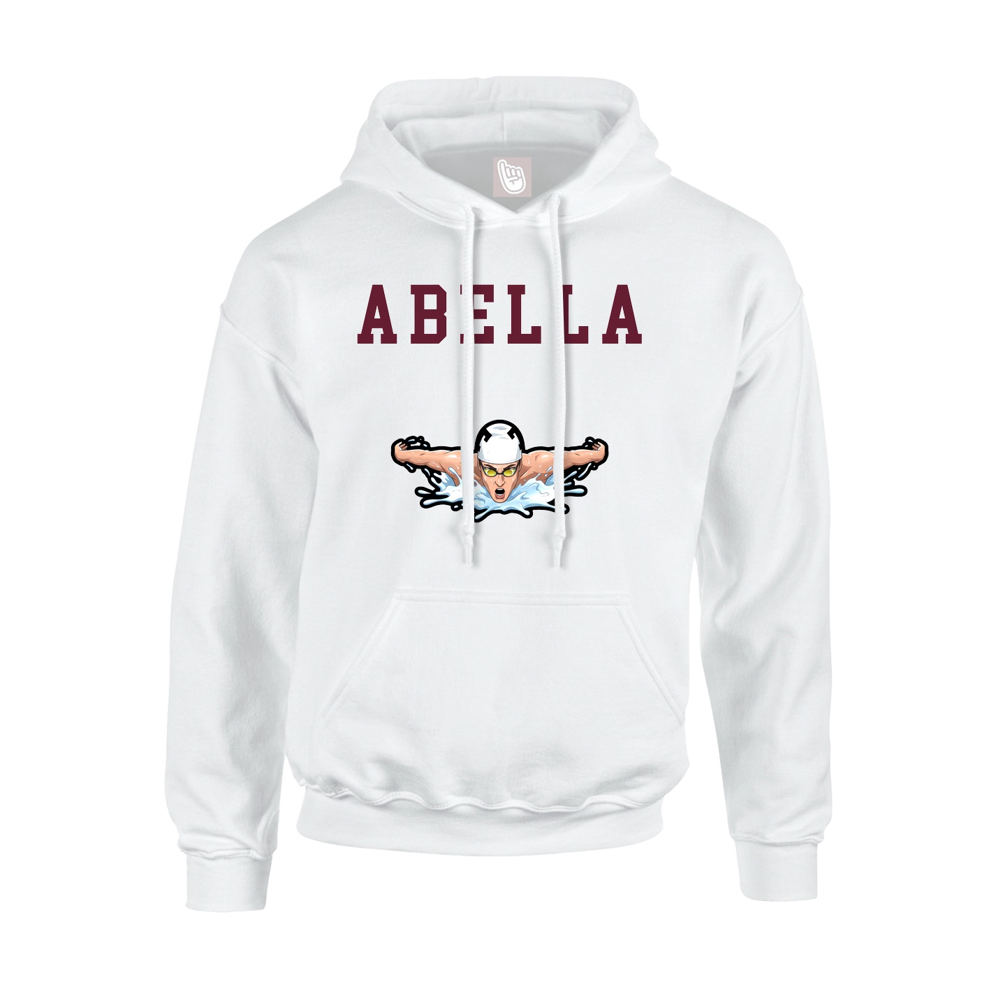 Hoodie — Shirsey in White