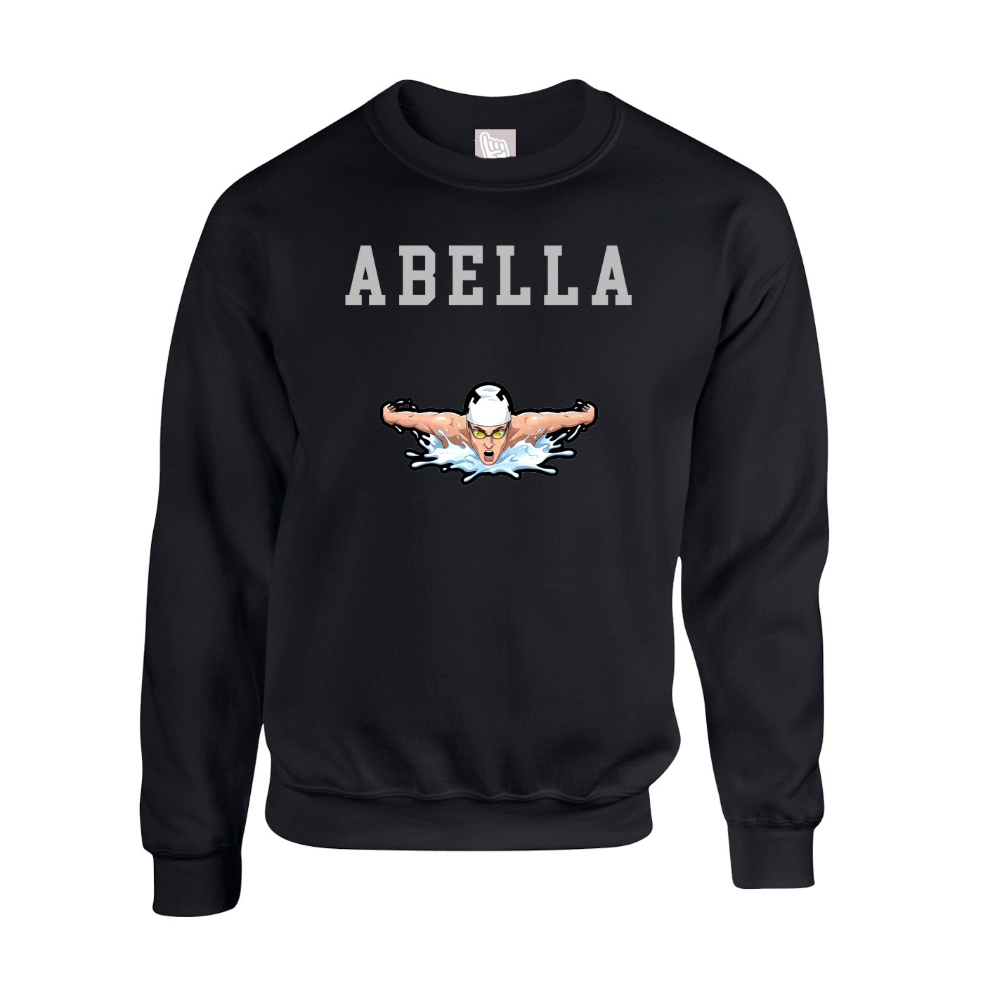 Fleece Crew — Shirsey in Black