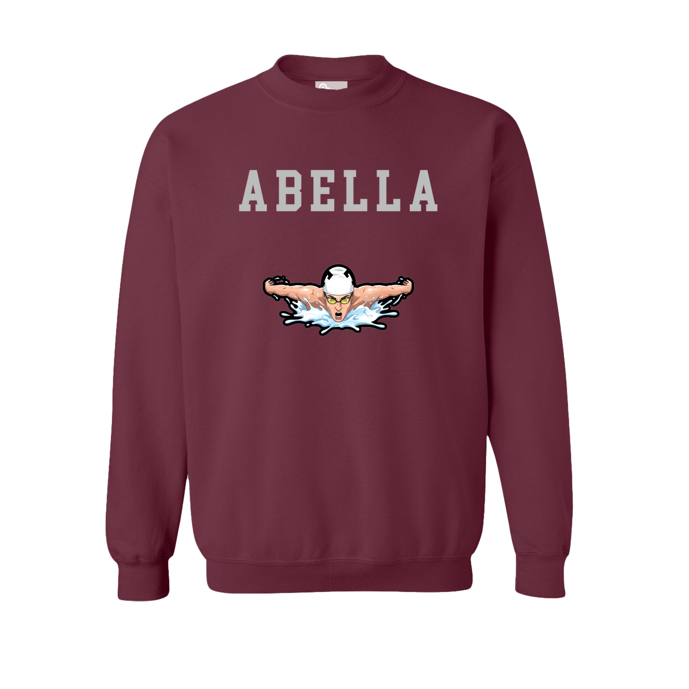 Fleece Crew — Shirsey in Maroon