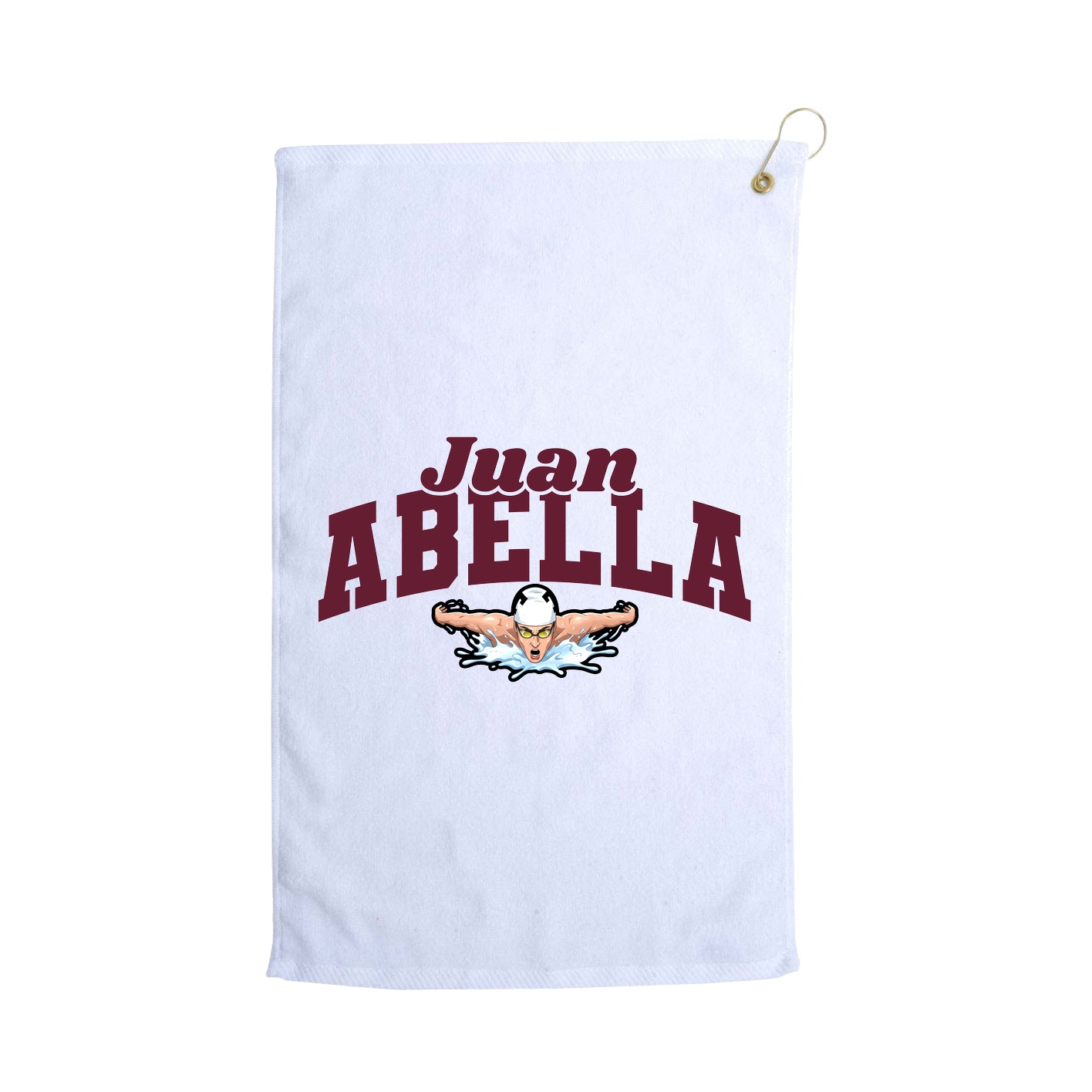 Golf Towel — Signature Arch in White