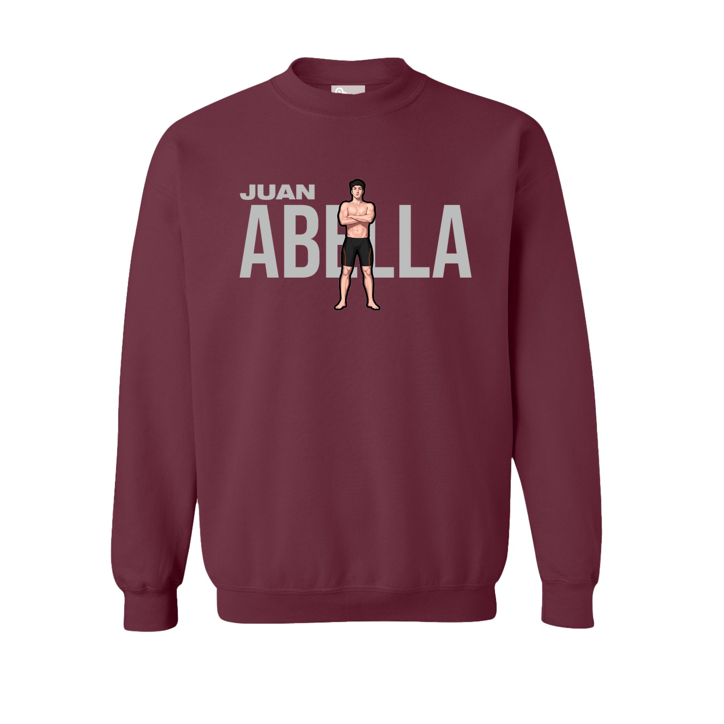 Fleece Crew — Player Name in Maroon