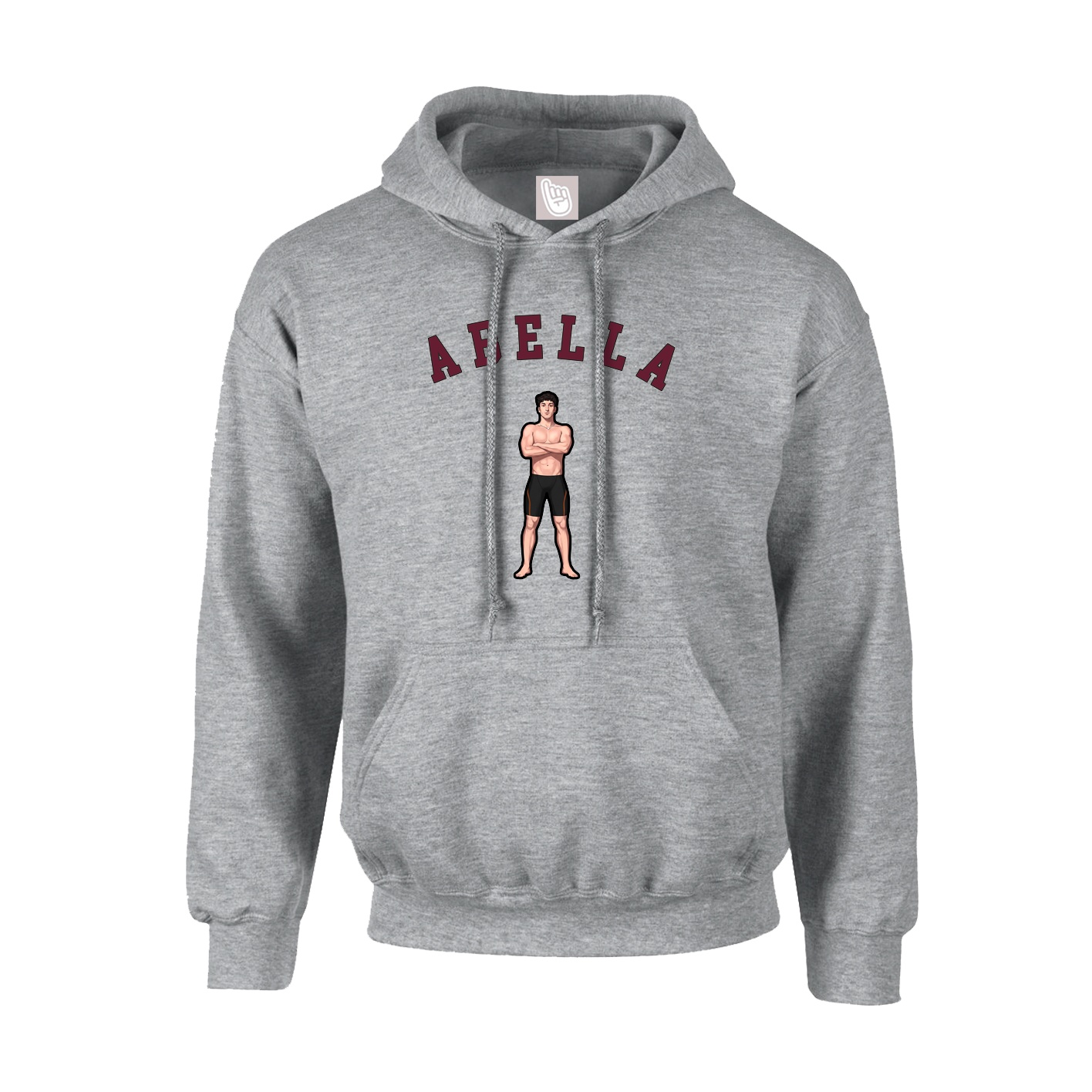 Youth Hoodie — Shirsey Arch in Grey
