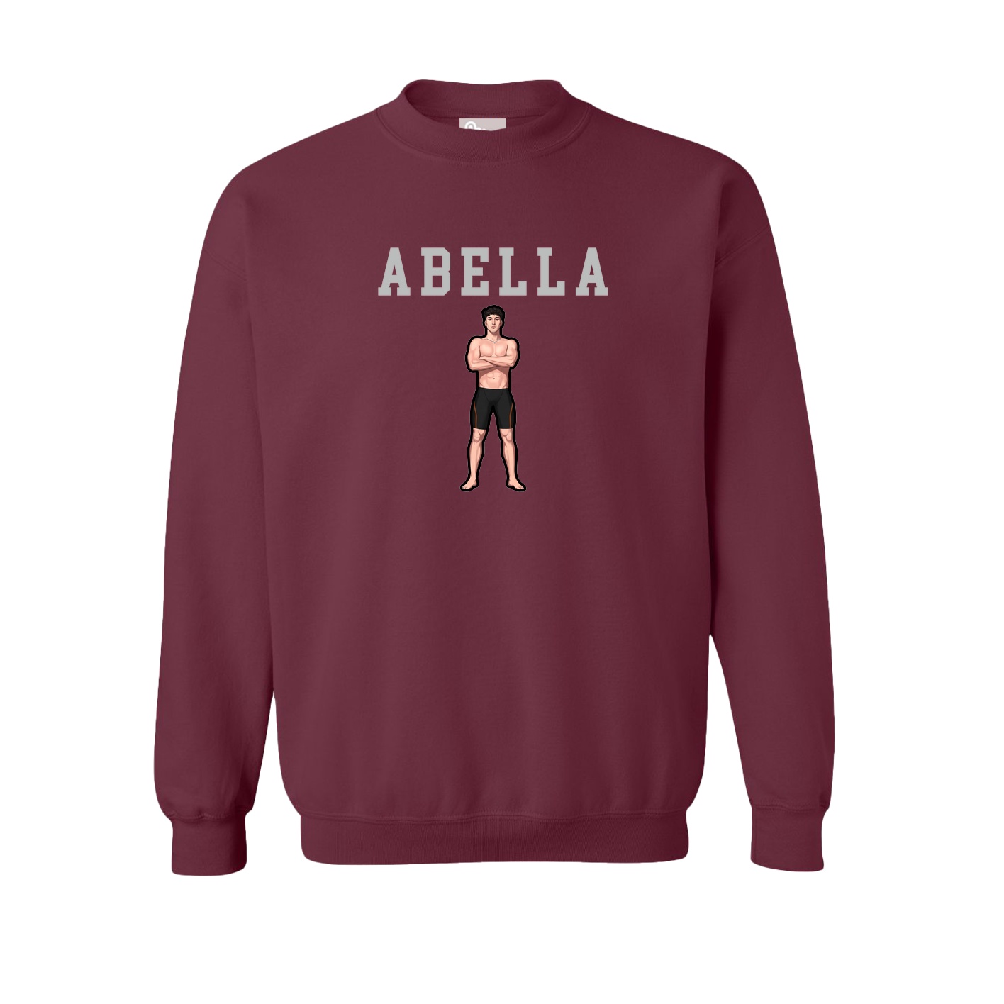 Fleece Crew — Shirsey in Maroon