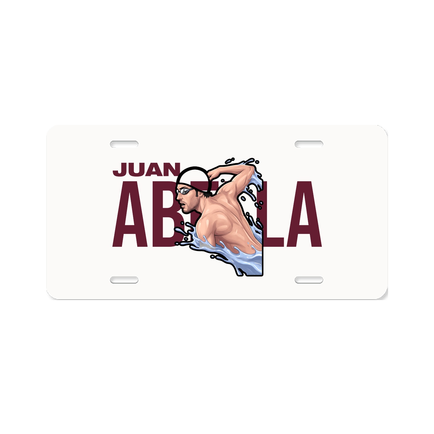 License Plate — Player Name in Classic