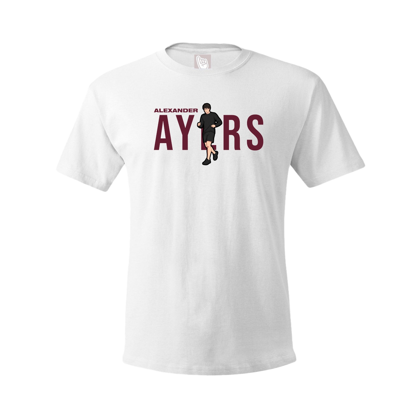 Youth Tee — Player Name in White