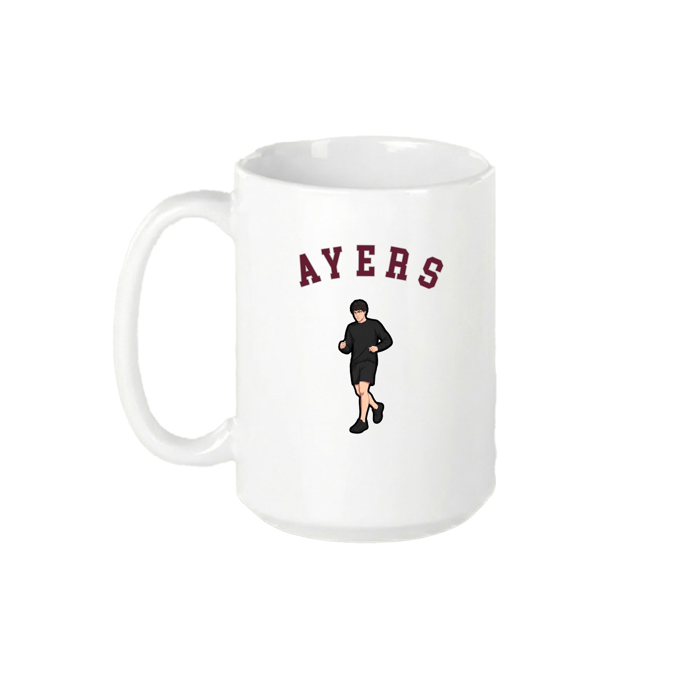 15oz Coffee Mug — Shirsey Arch in White