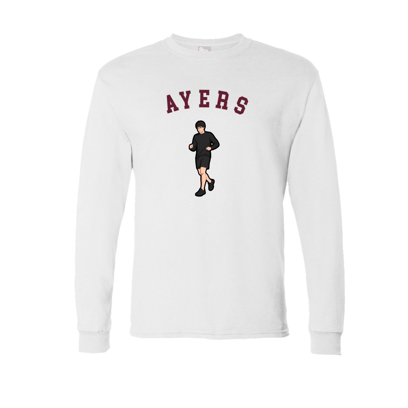 Long Sleeve Tee — Shirsey Arch in White