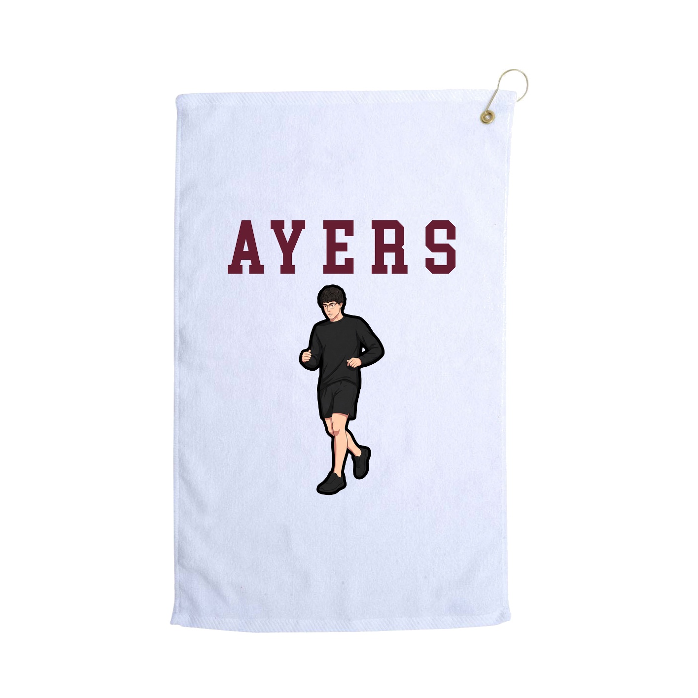 Golf Towel — Shirsey in White