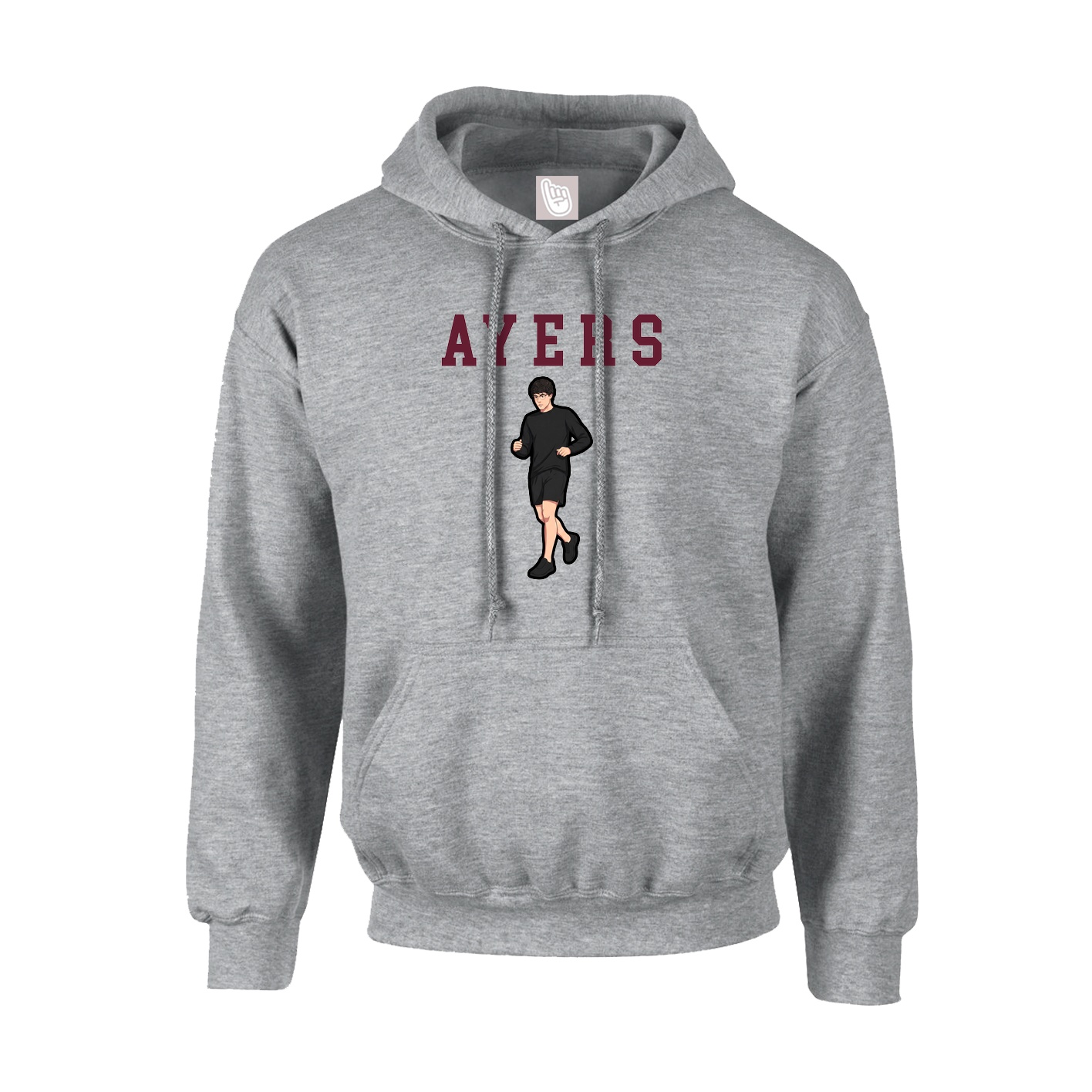 Hoodie — Shirsey in Grey