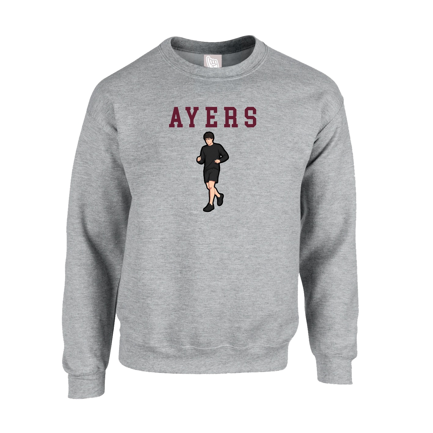 Fleece Crew — Shirsey in Grey