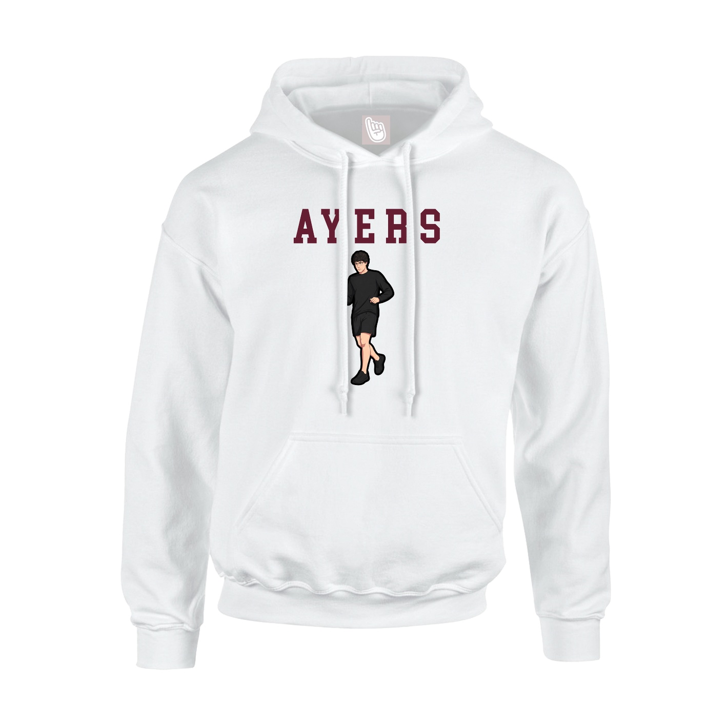 Youth Hoodie — Shirsey in White