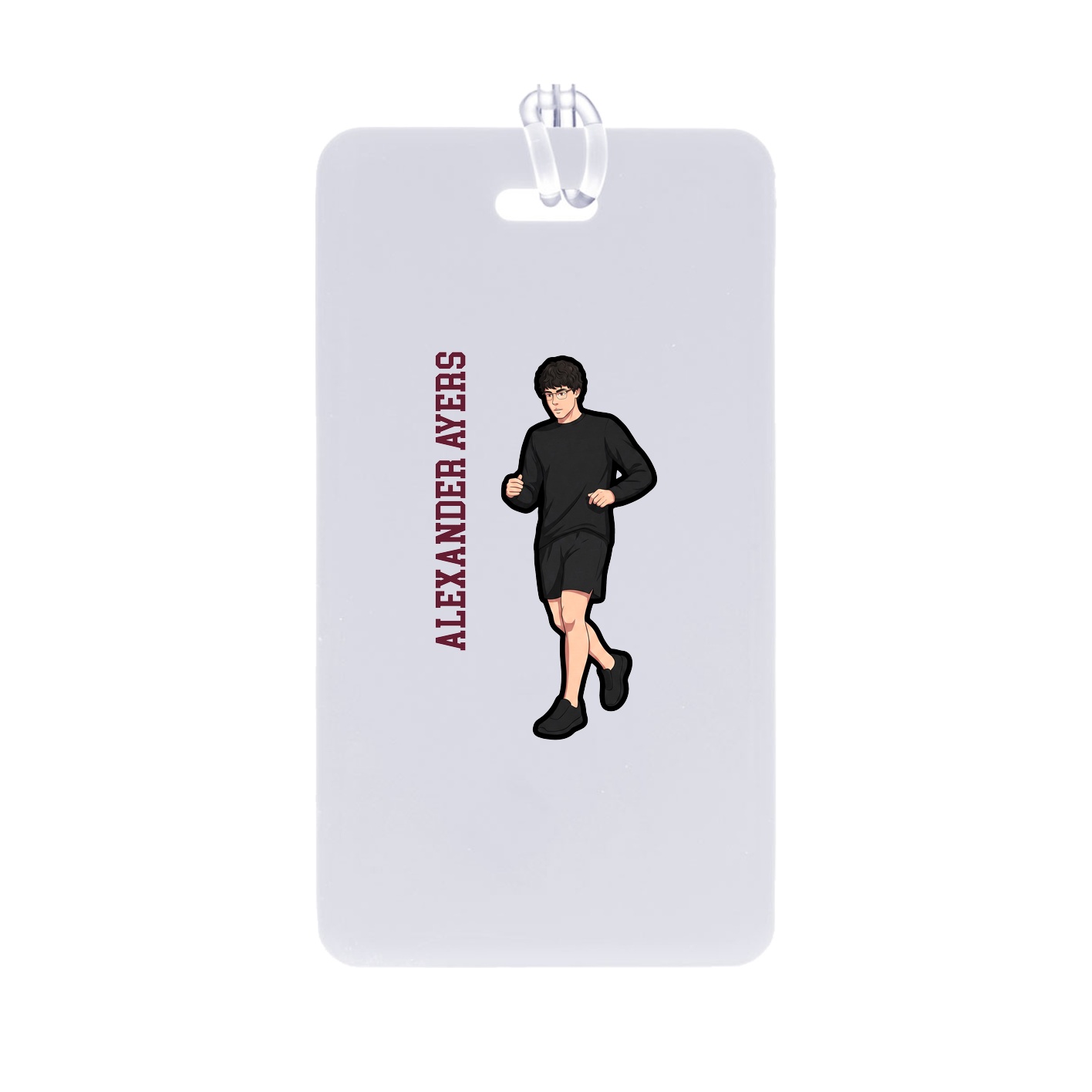 Bag Tag — Name Vertical in Classic
