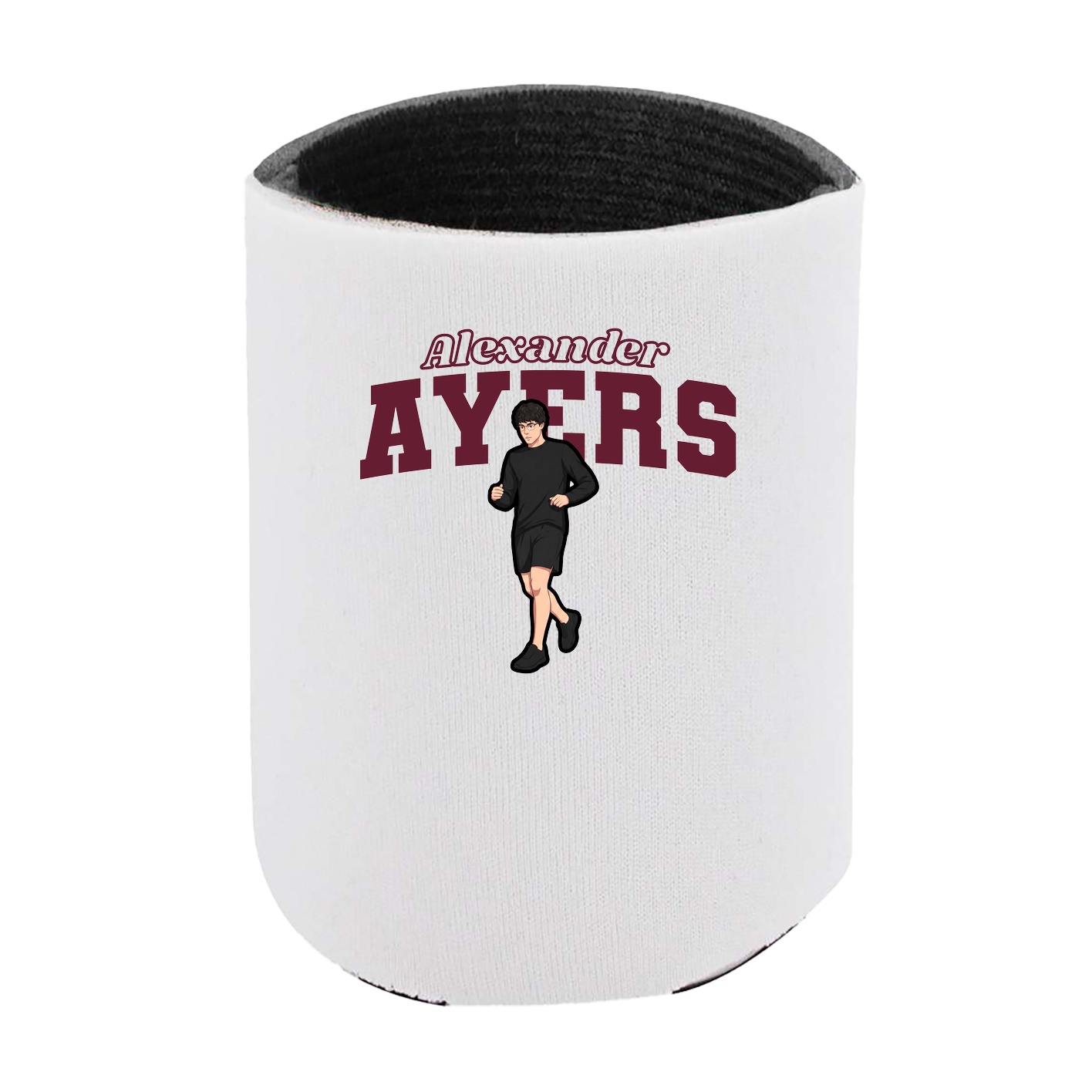 Can Holder — Name Arch in White