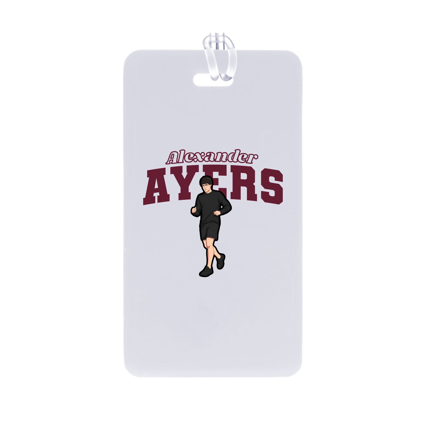 Bag Tag — Name Arch in Classic