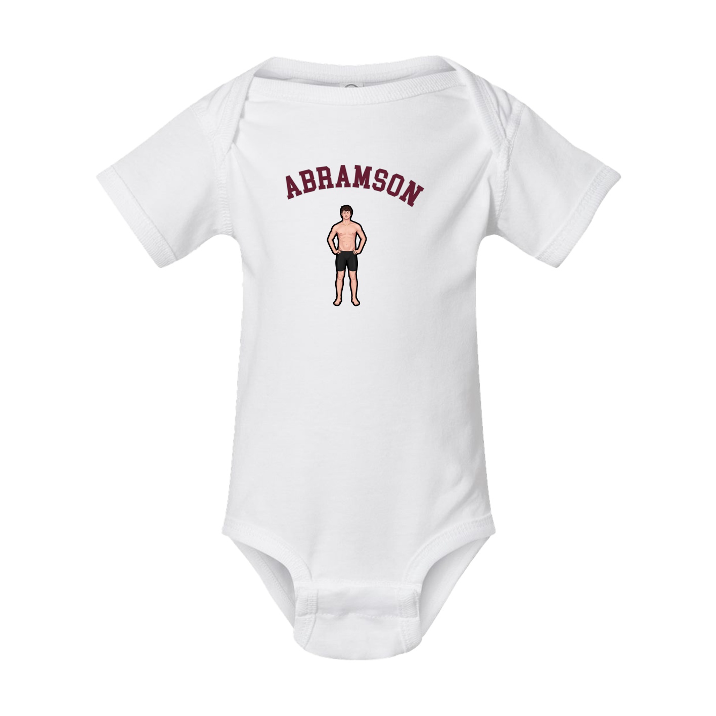 Baby Onesie — Shirsey Arch in White
