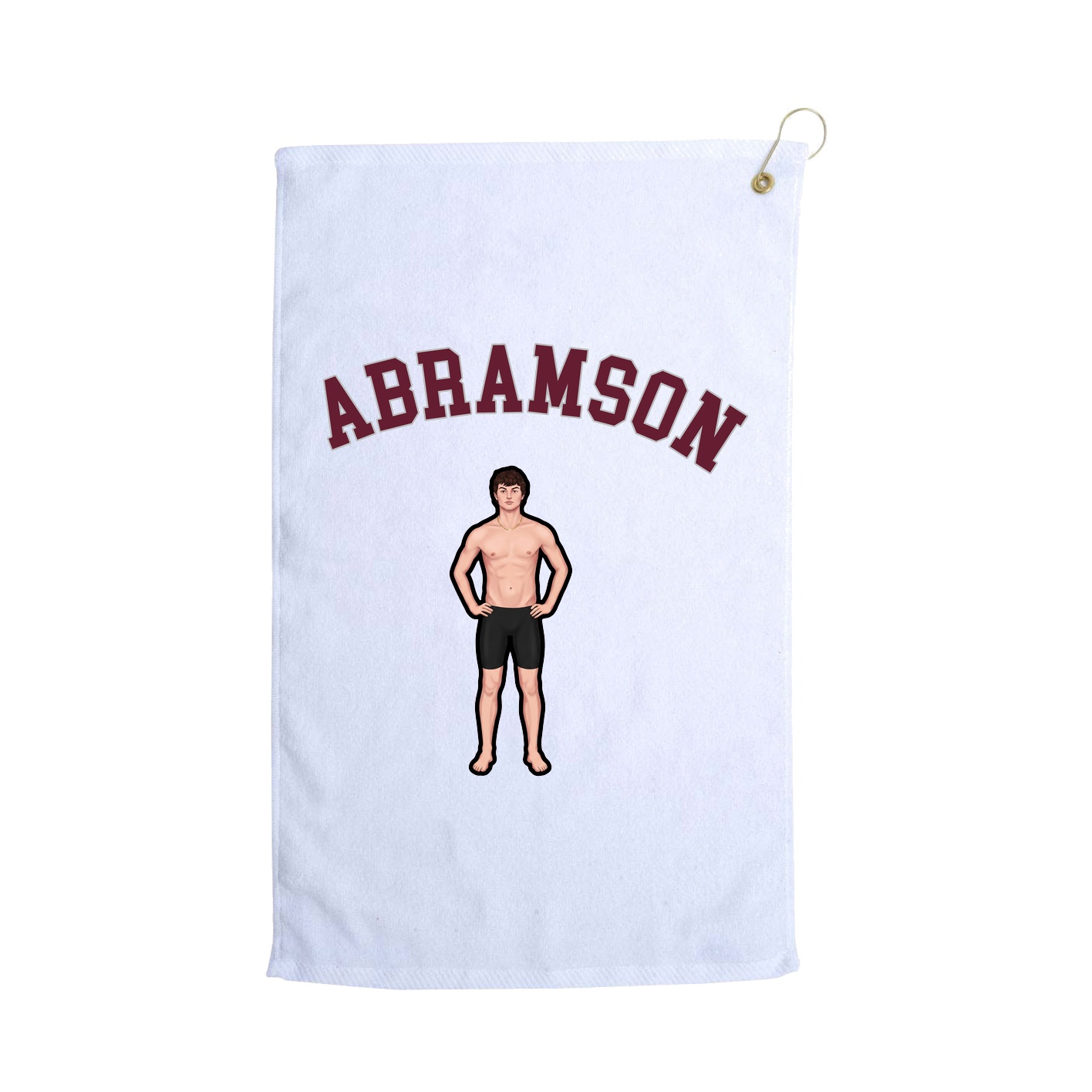 Golf Towel — Shirsey Arch in White