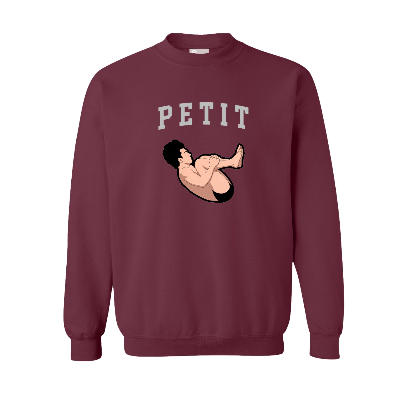 Fleece Crew — Shirsey in Maroon