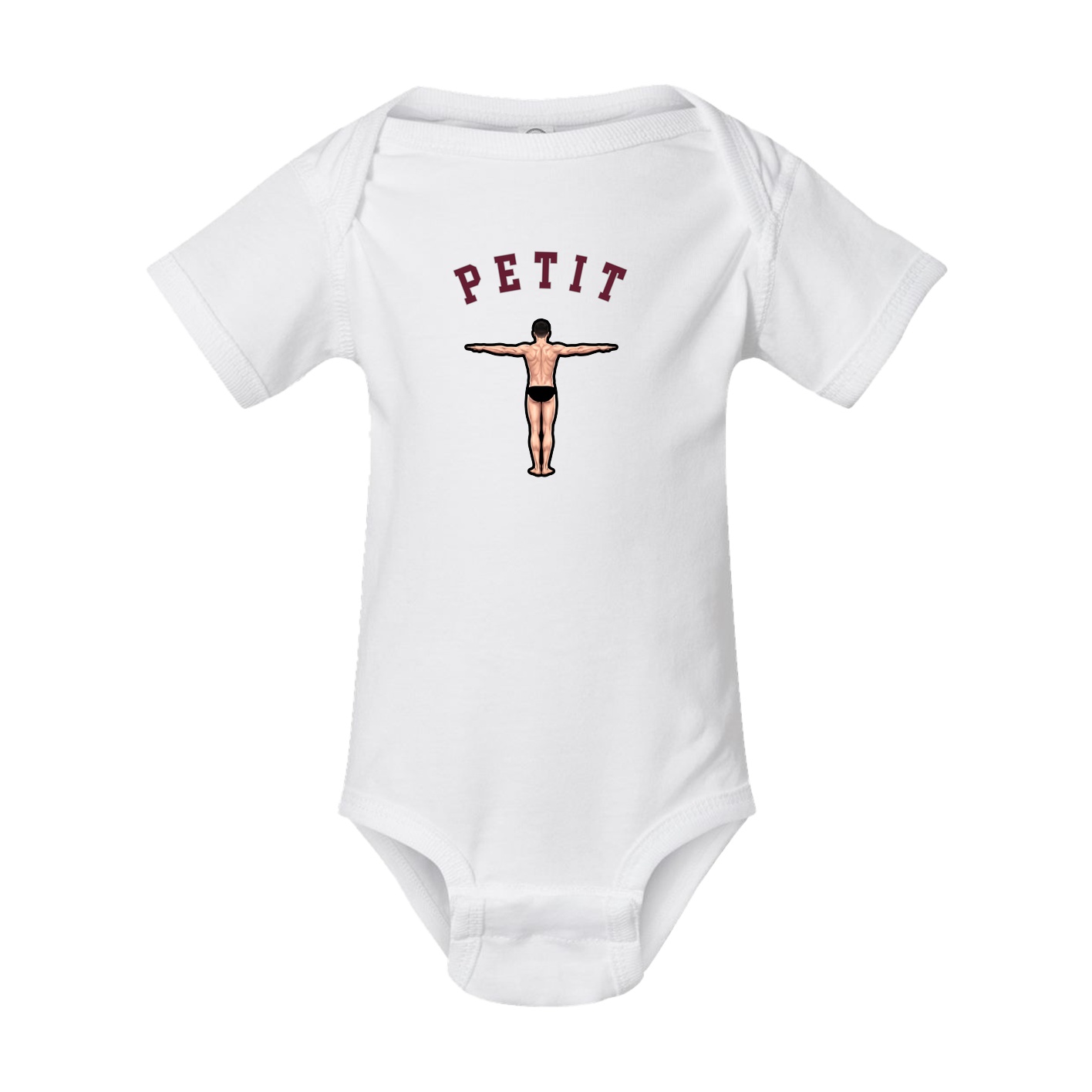 Baby Onesie — Shirsey Arch in White