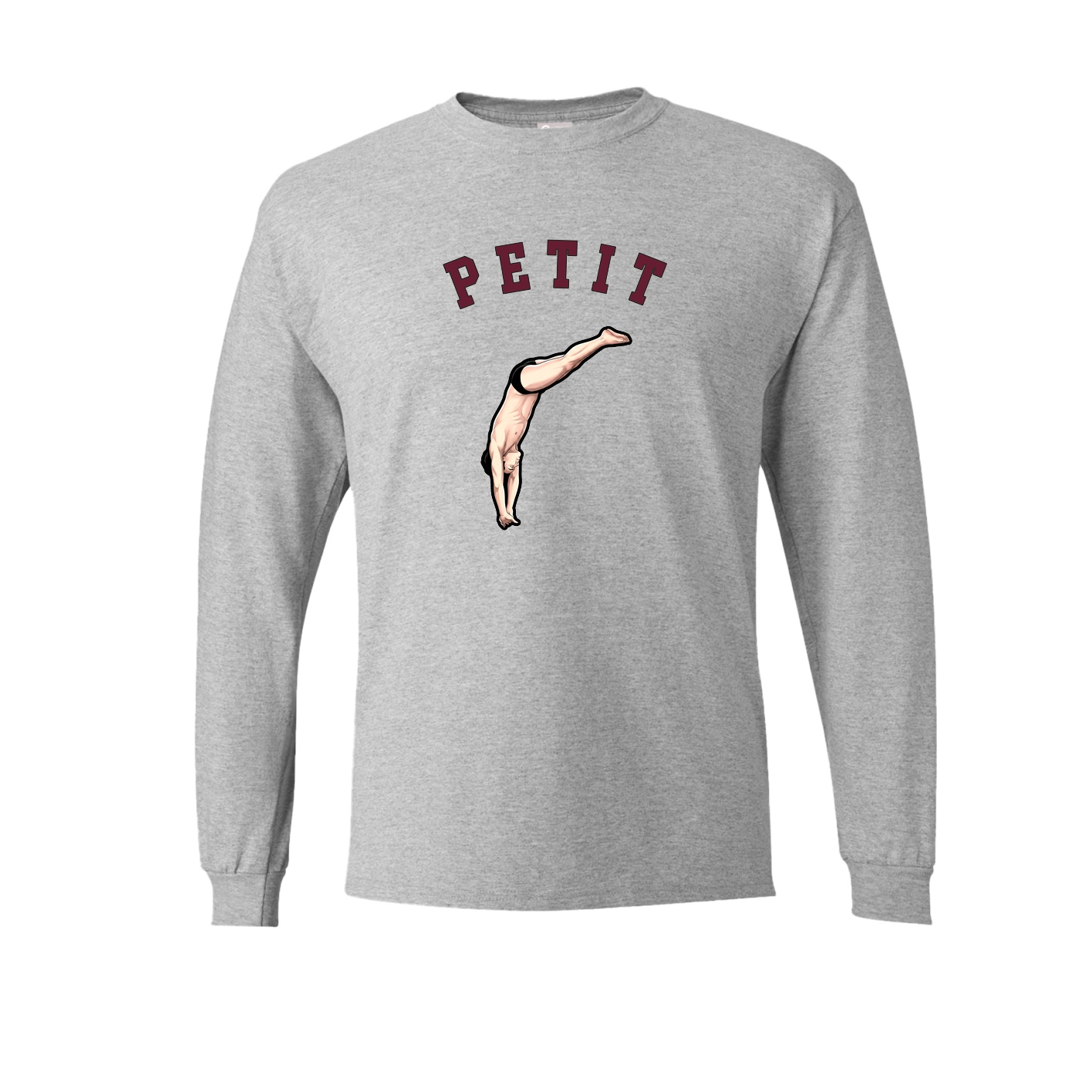 Long Sleeve Tee — Shirsey Arch in Grey