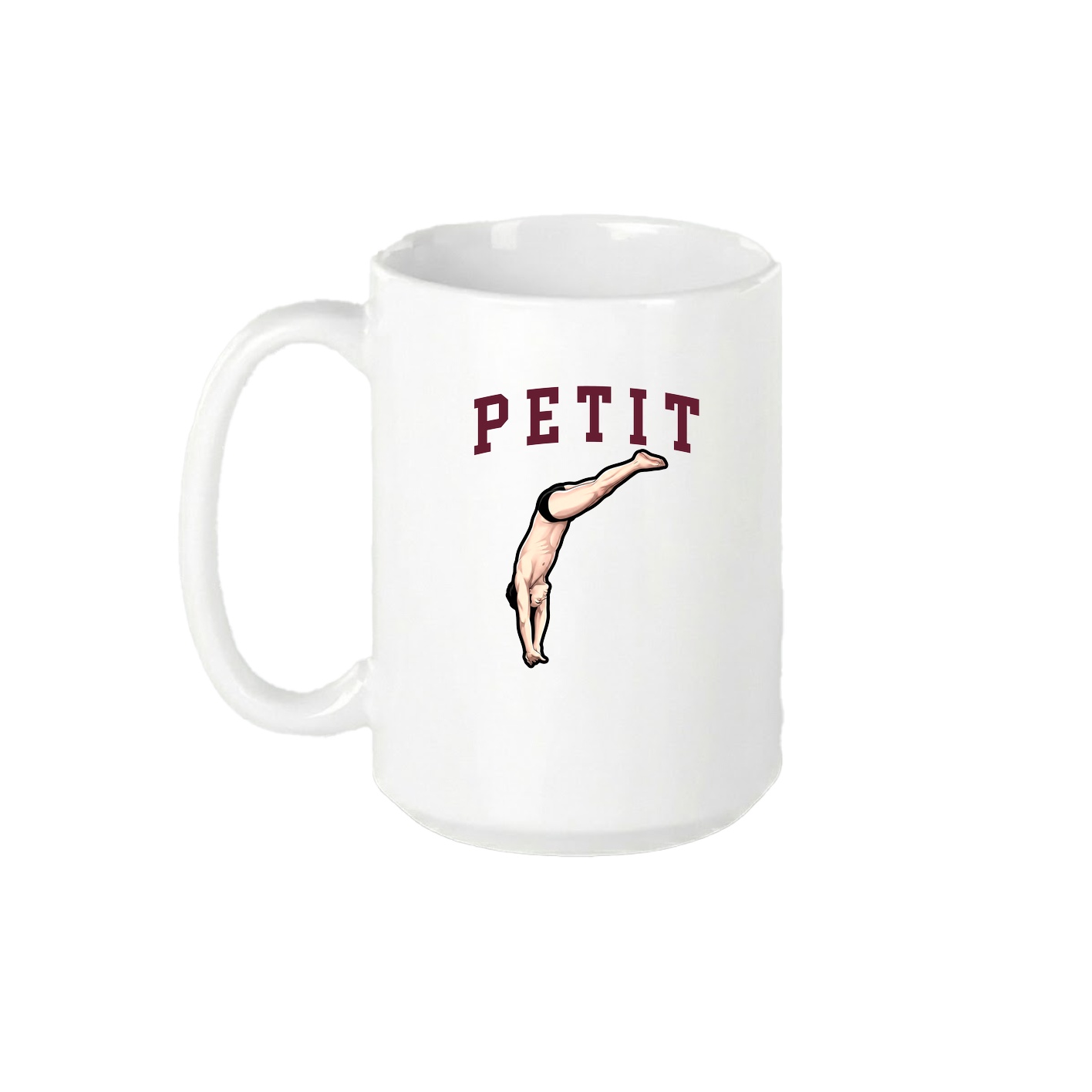 15oz Coffee Mug — Shirsey in White