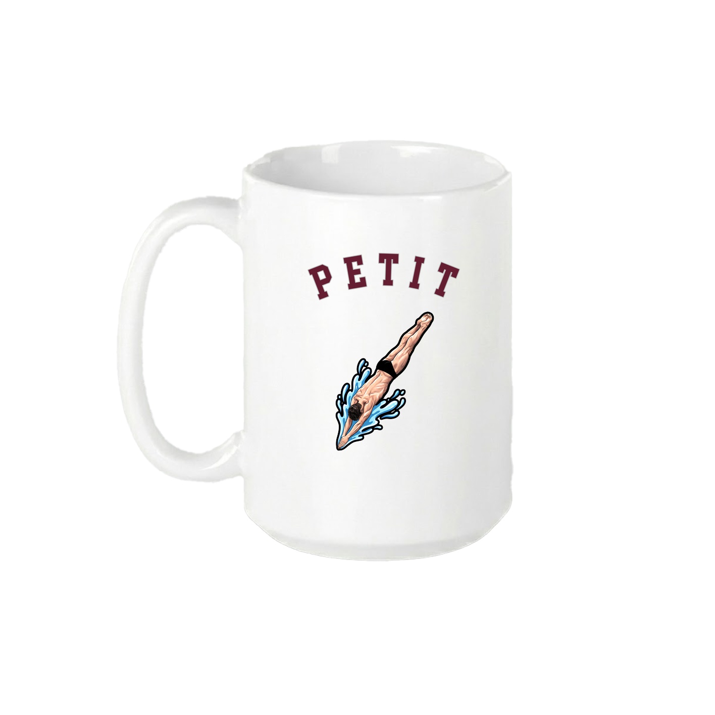 15oz Coffee Mug — Shirsey Arch in White