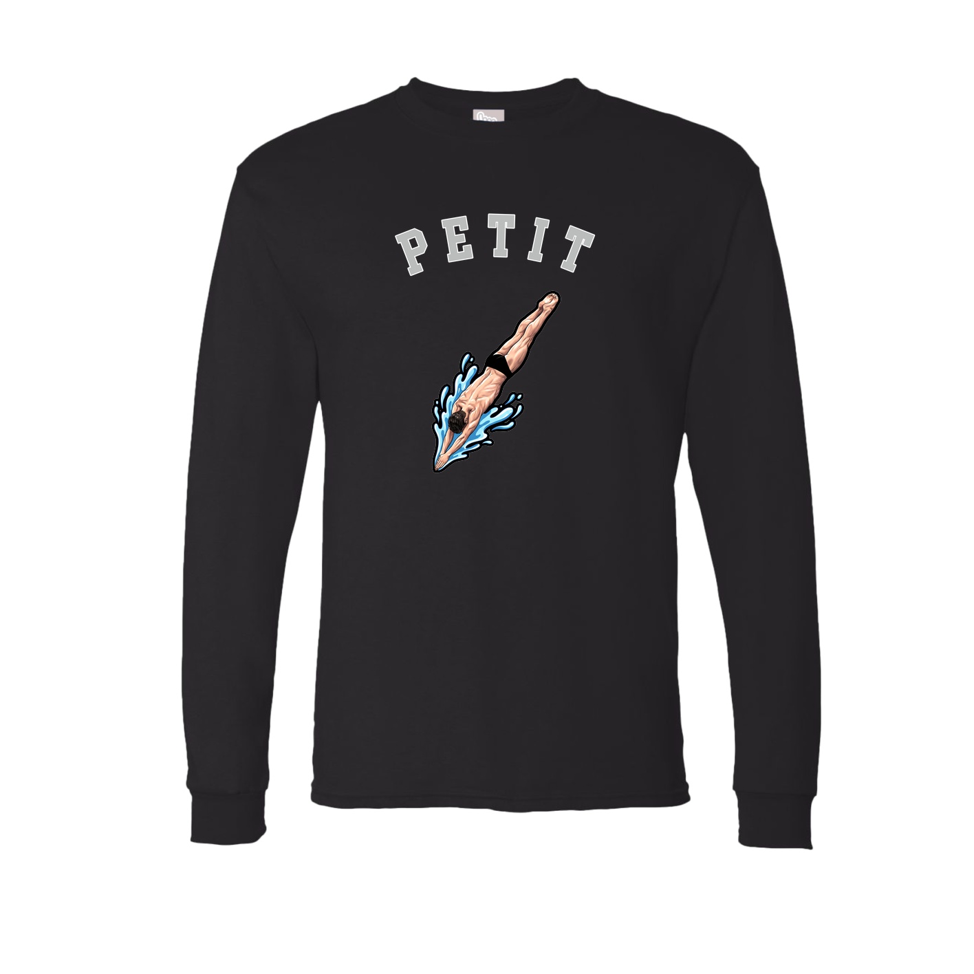 Long Sleeve Tee — Shirsey Arch in Black
