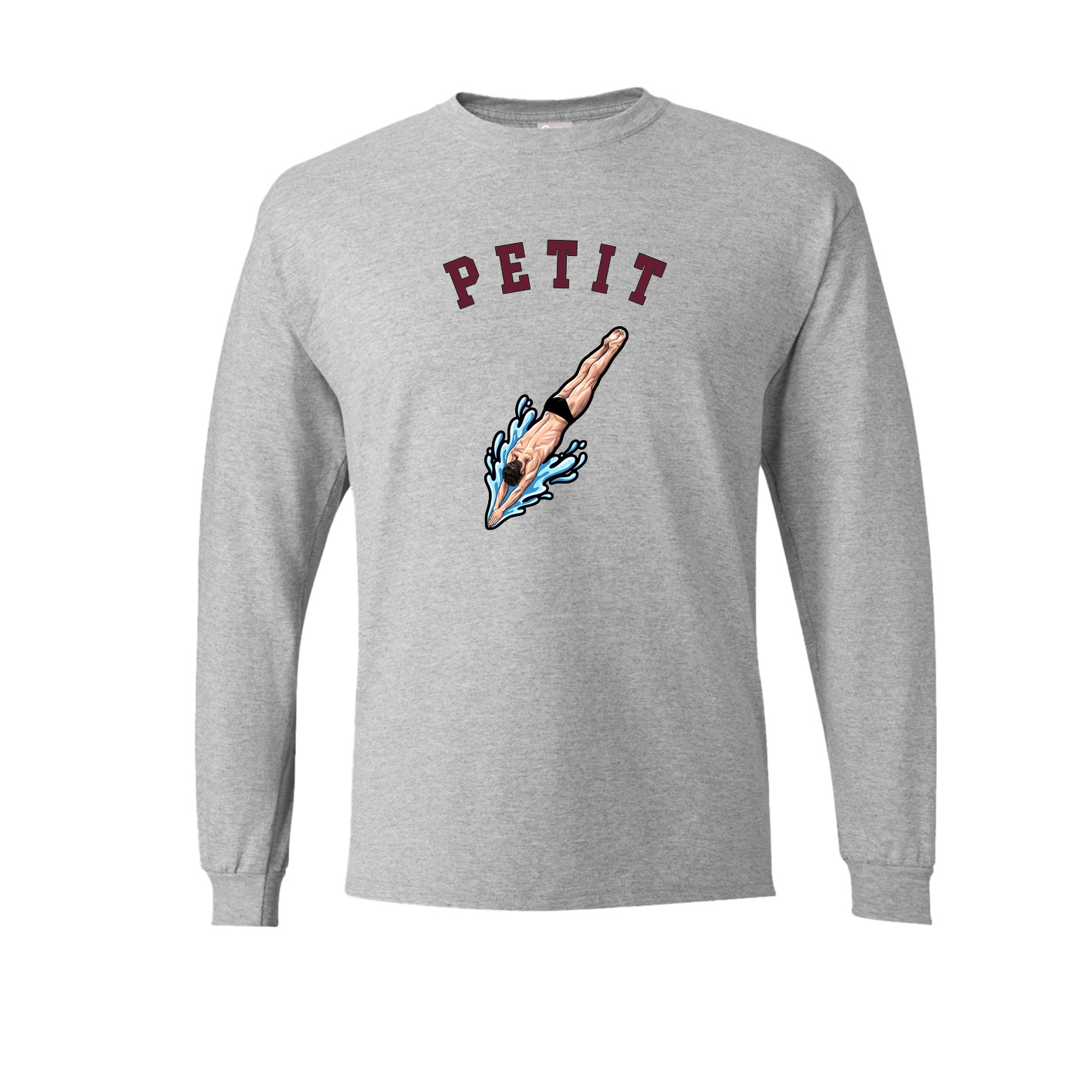 Long Sleeve Tee — Shirsey Arch in Grey