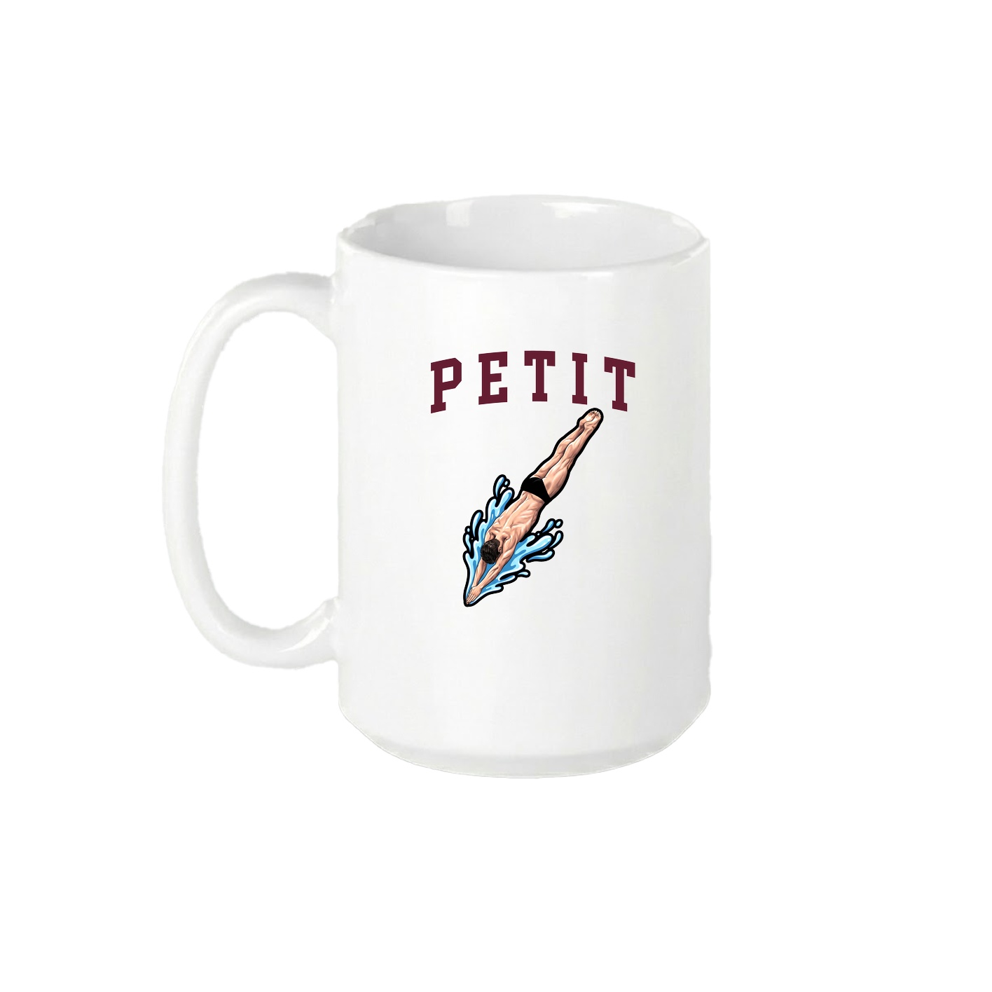15oz Coffee Mug — Shirsey in White