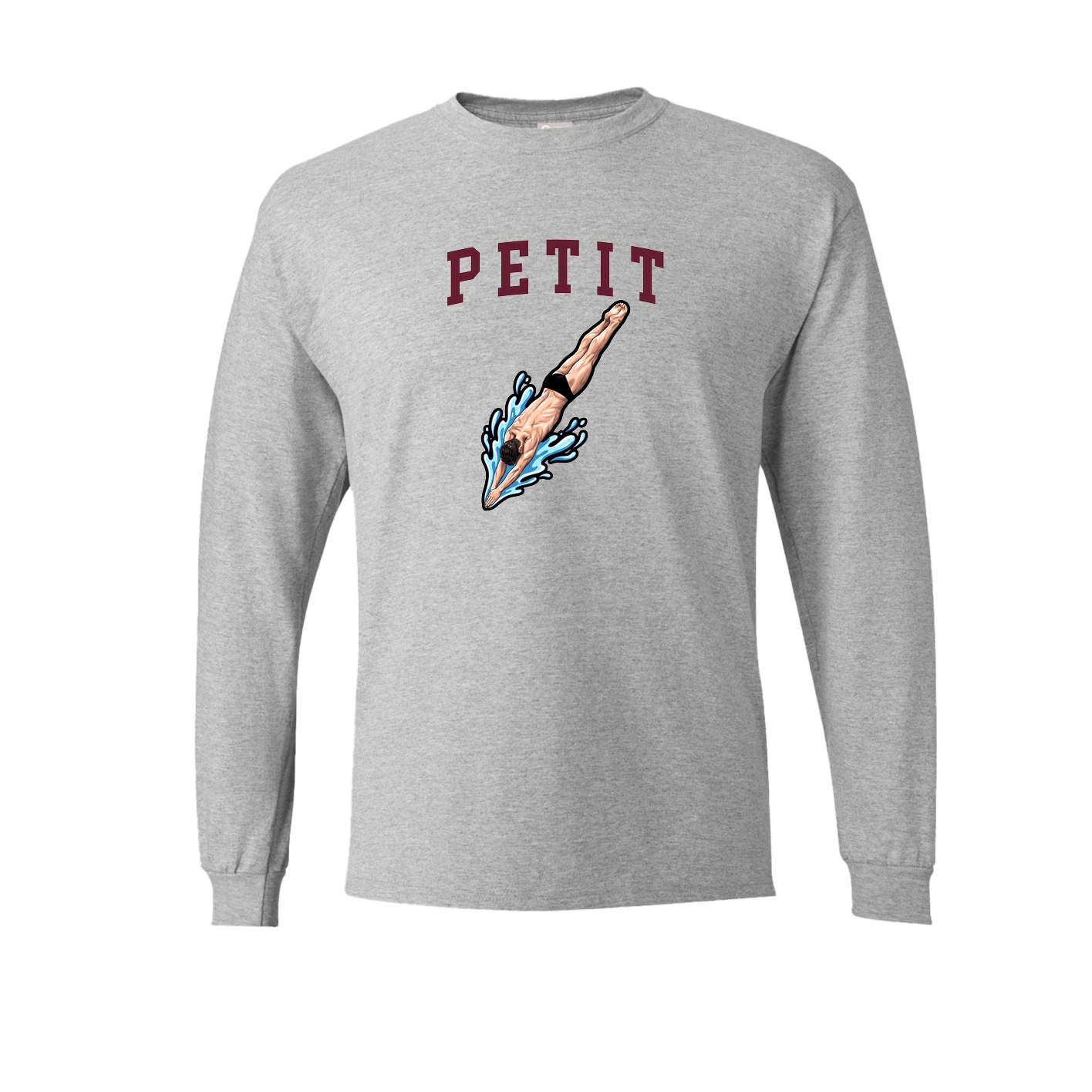 Long Sleeve Tee — Shirsey in Grey