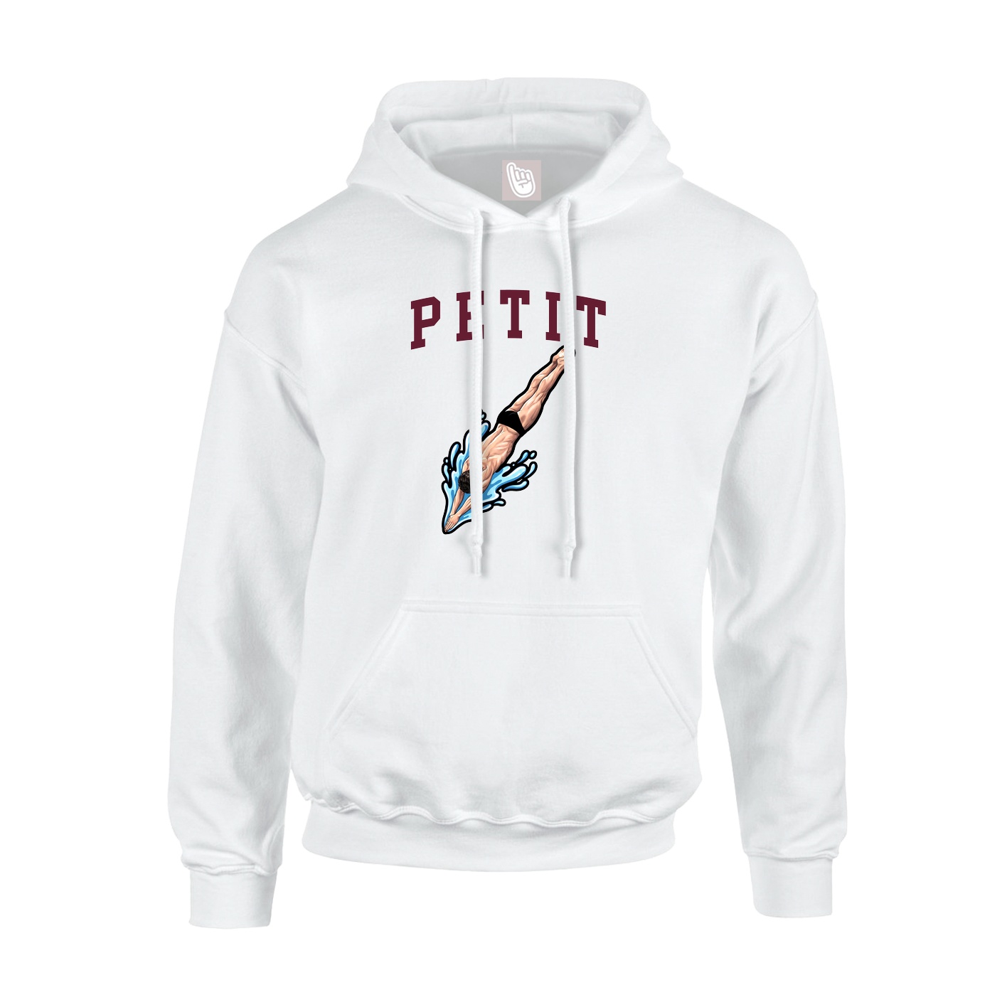 Hoodie — Shirsey in White