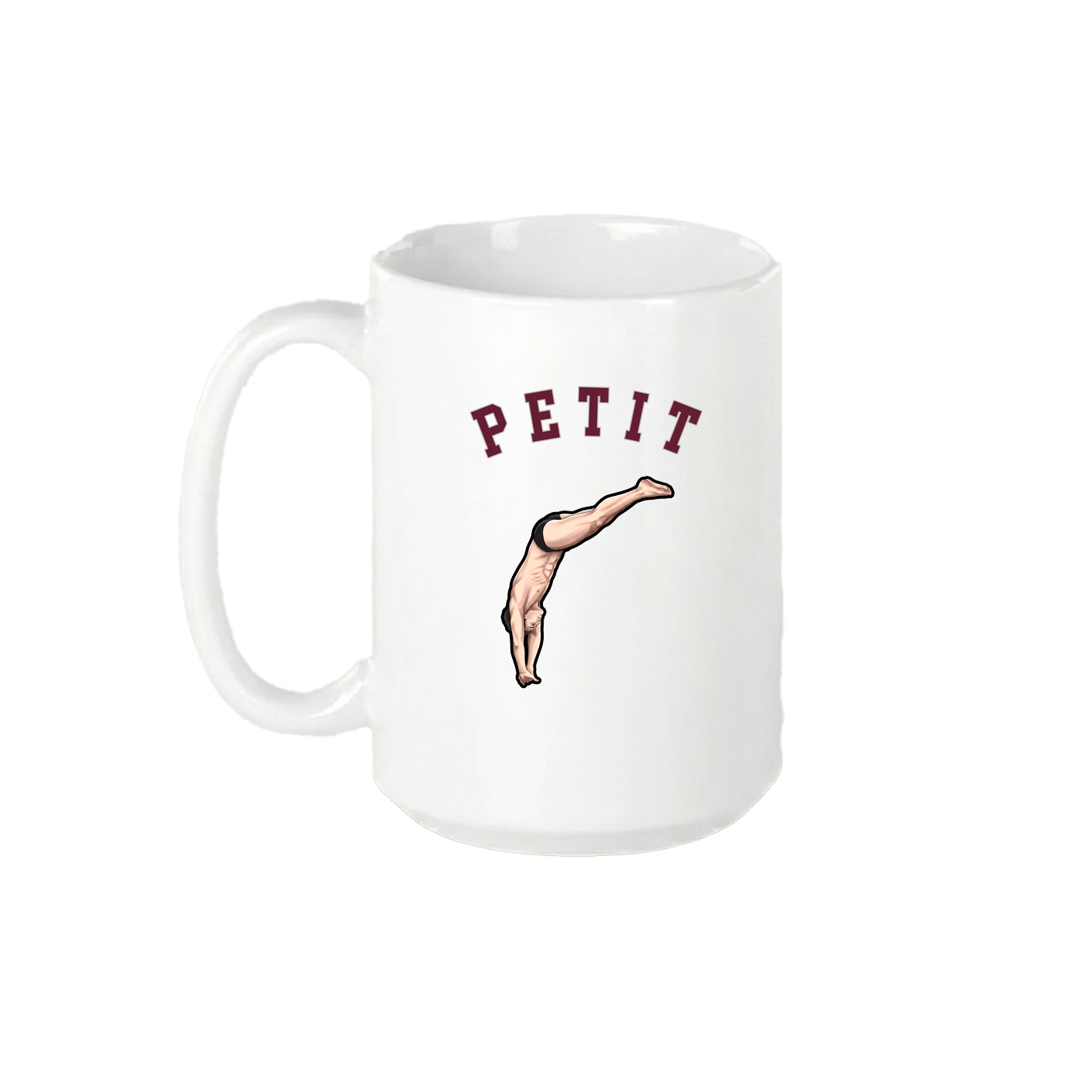 15oz Coffee Mug — Shirsey Arch in White