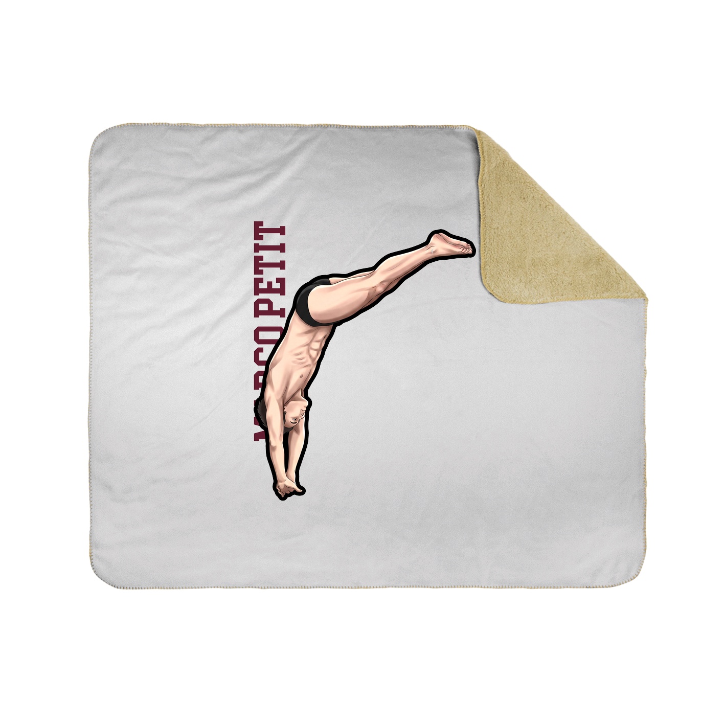 50x60 Sherpa Lined Throw Blanket