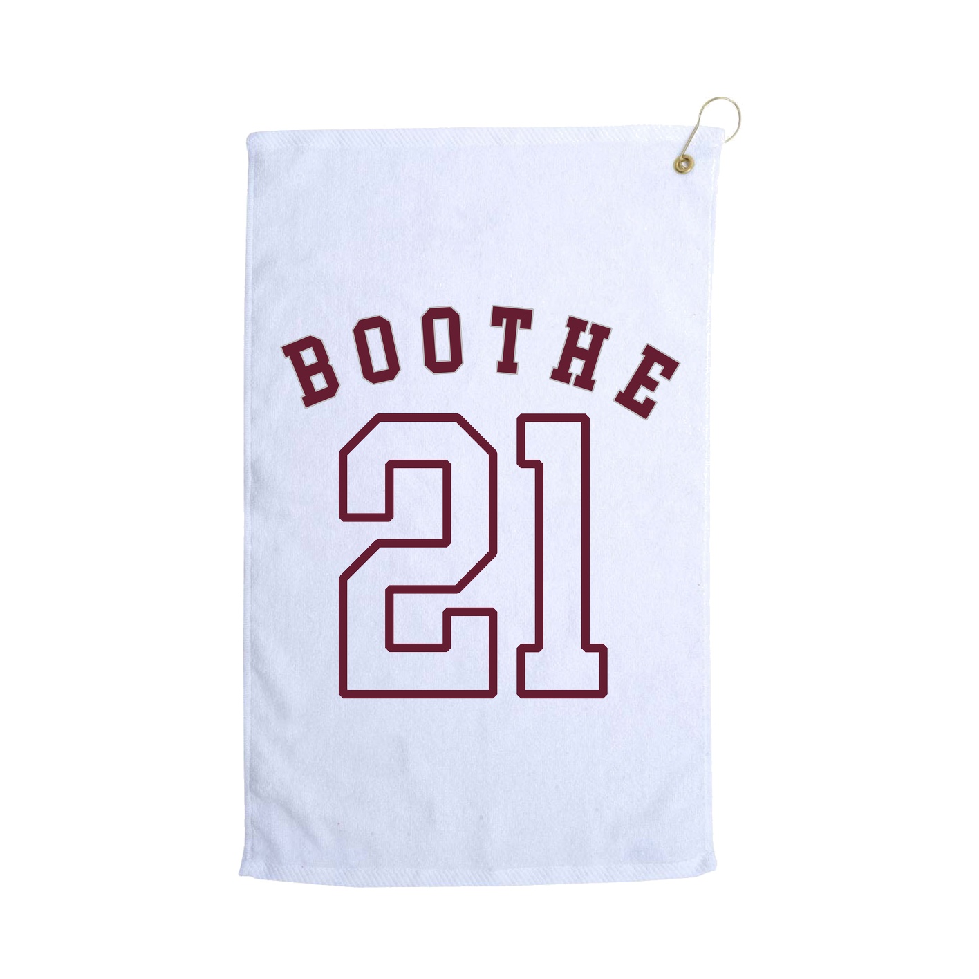 Golf Towel — Shirsey Arch in White