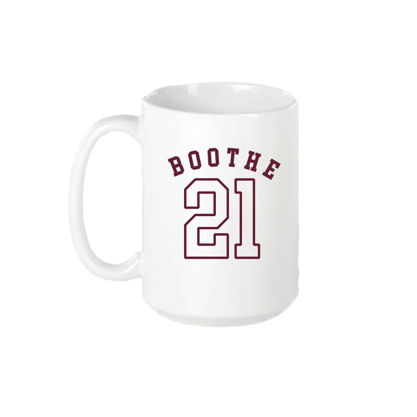 15oz Coffee Mug — Shirsey Arch in White