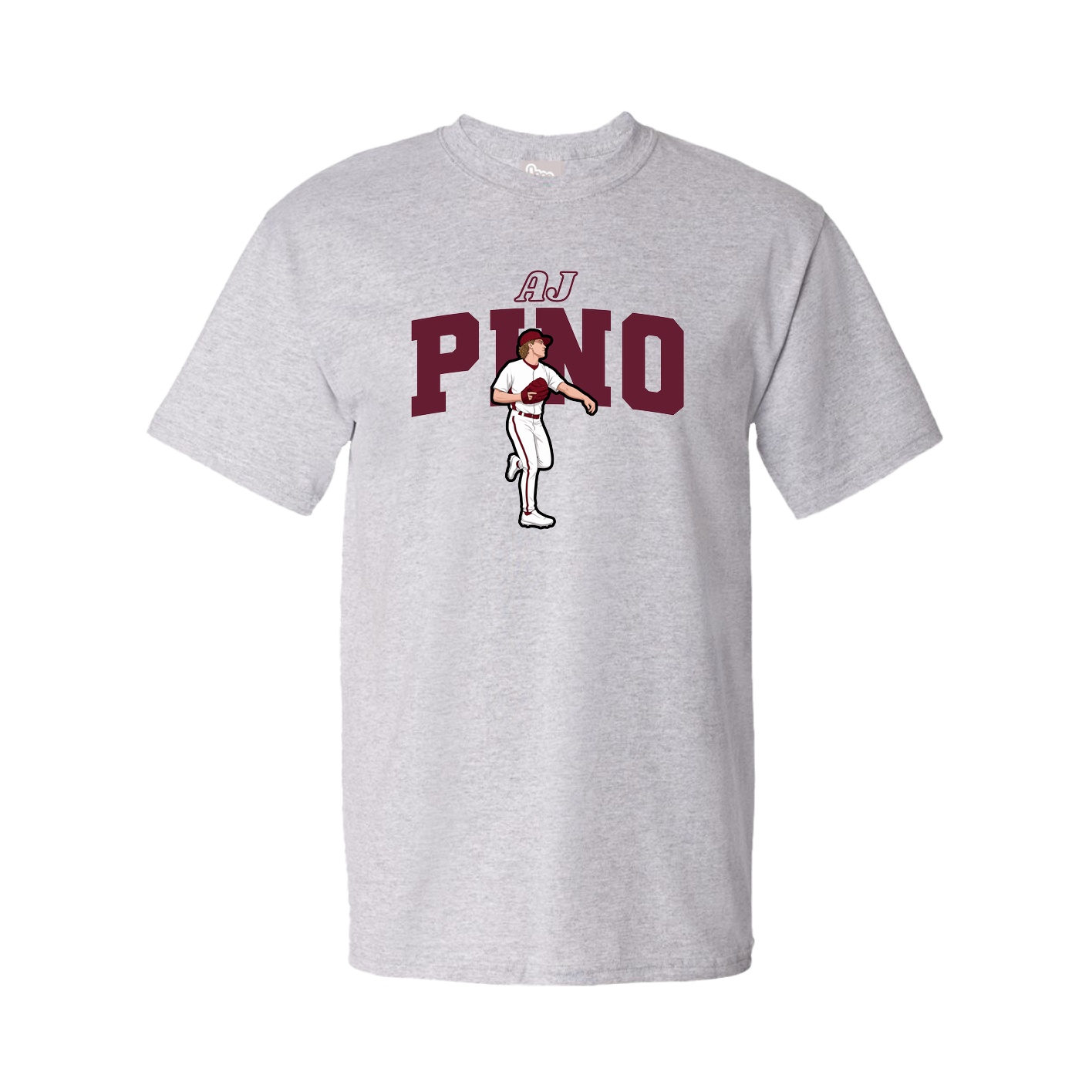 Tee — Name Arch in Grey