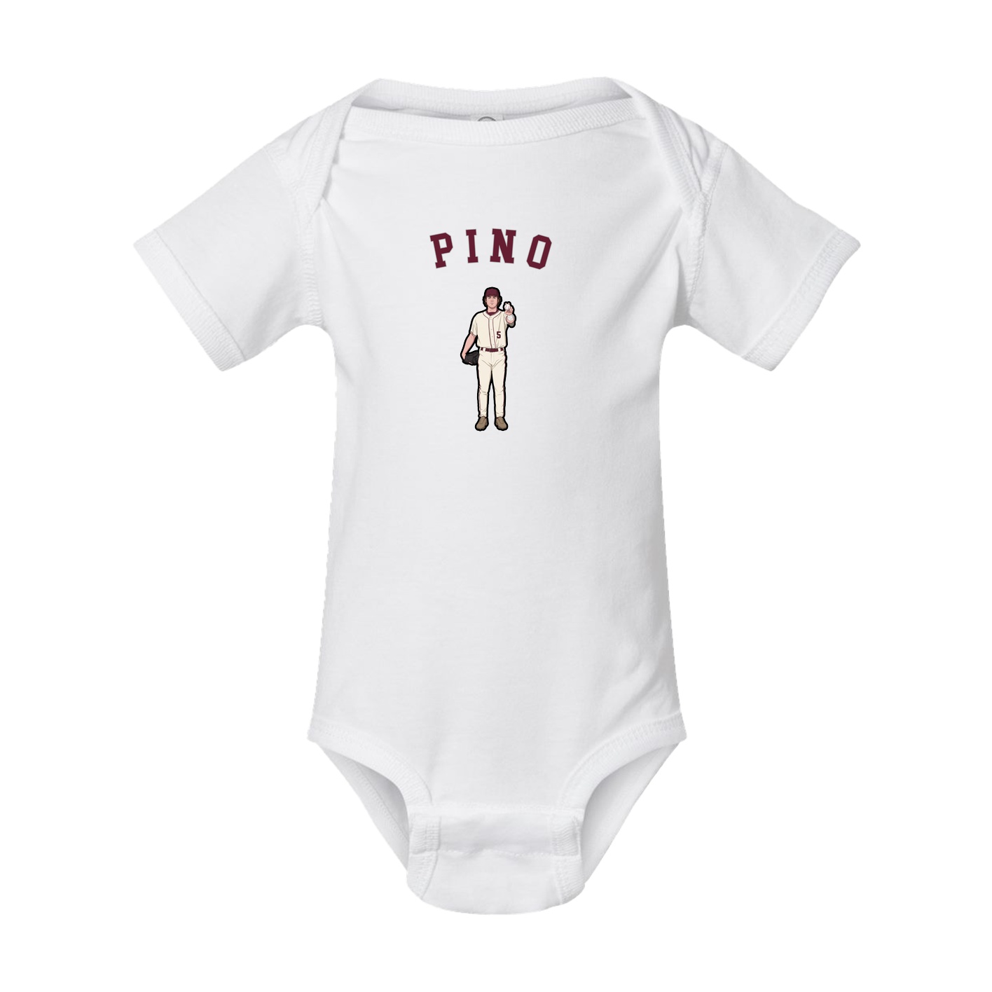 Baby Onesie — Shirsey Arch in White