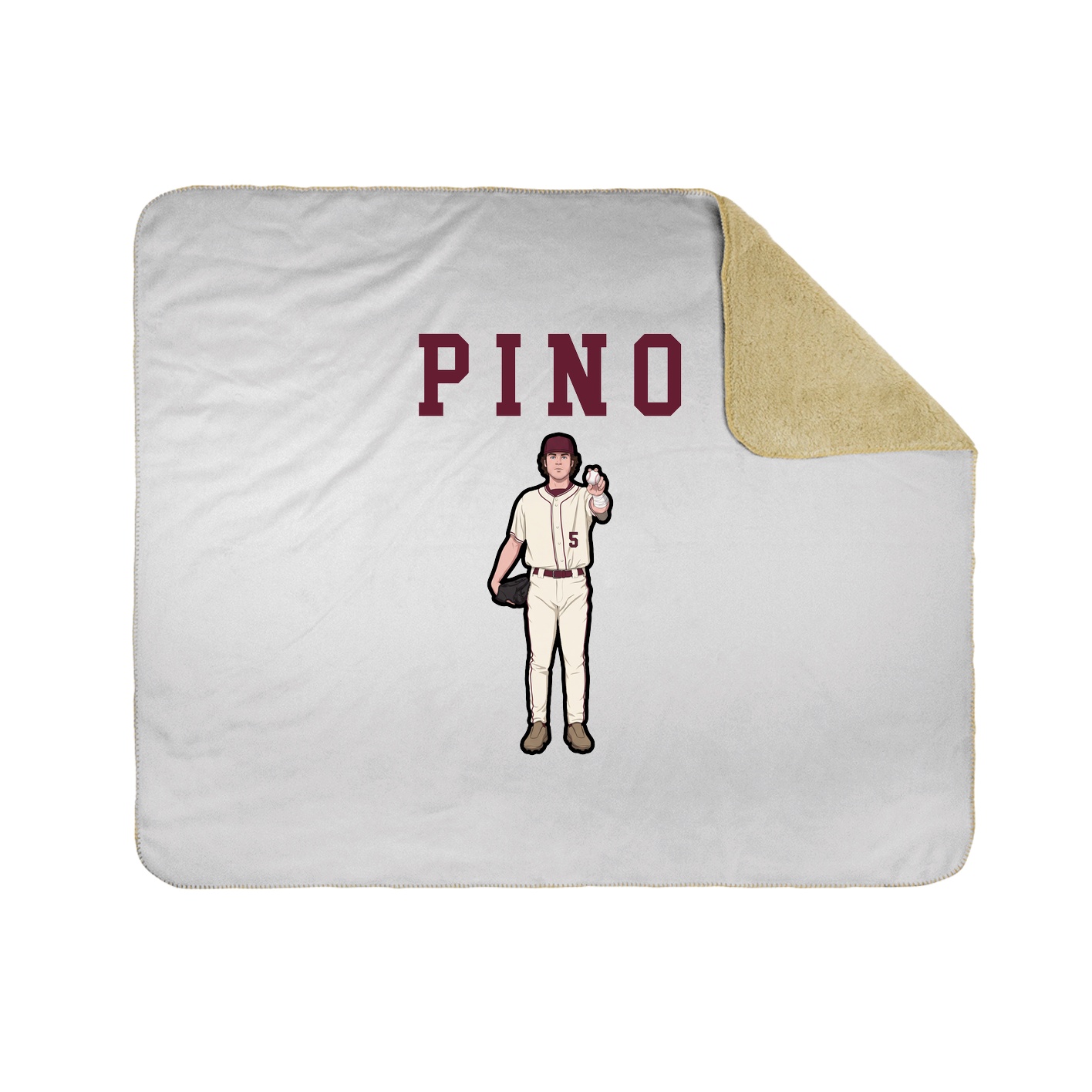 Throw Blanket — Shirsey in White