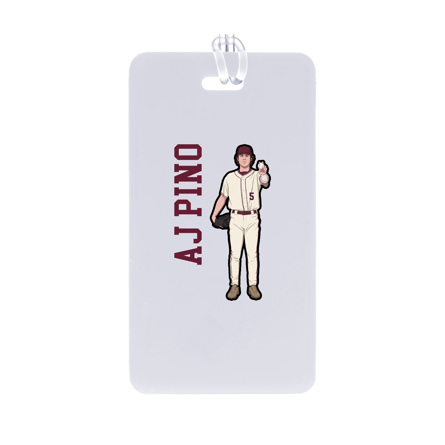 Bag Tag — Name Vertical in Classic