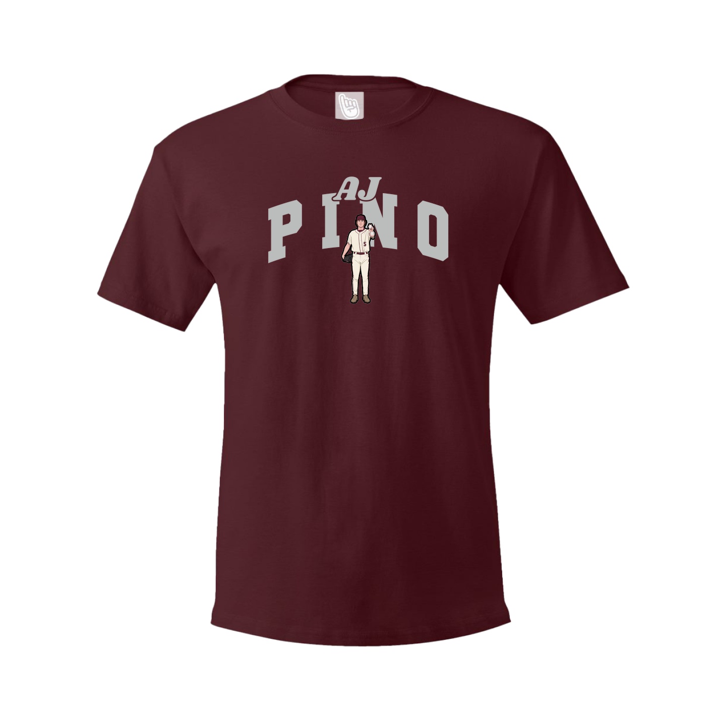 Youth Tee — Signature Arch in Maroon