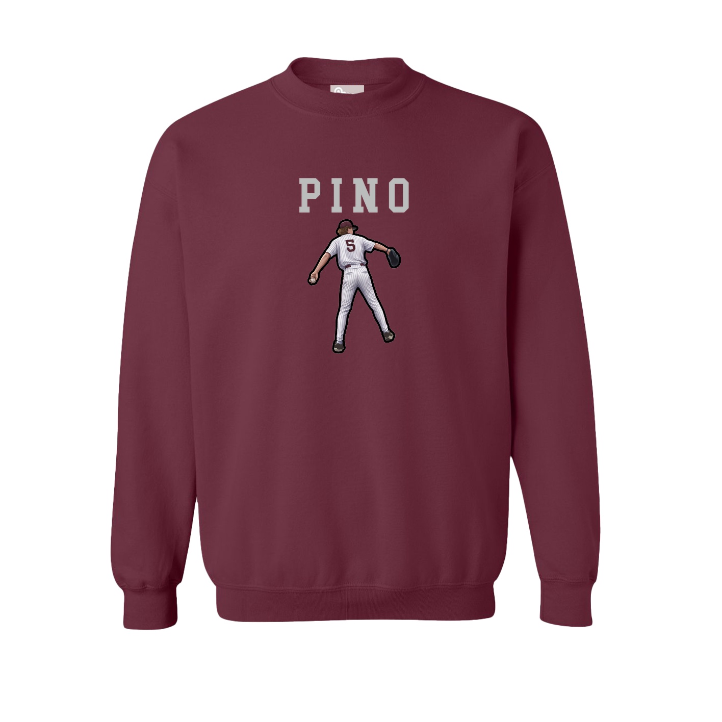 Fleece Crew — Shirsey in Maroon