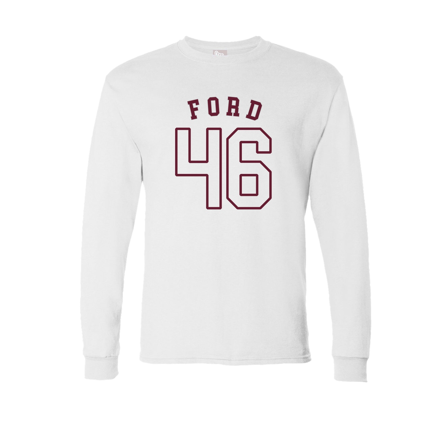 Long Sleeve Tee — Shirsey Arch in White