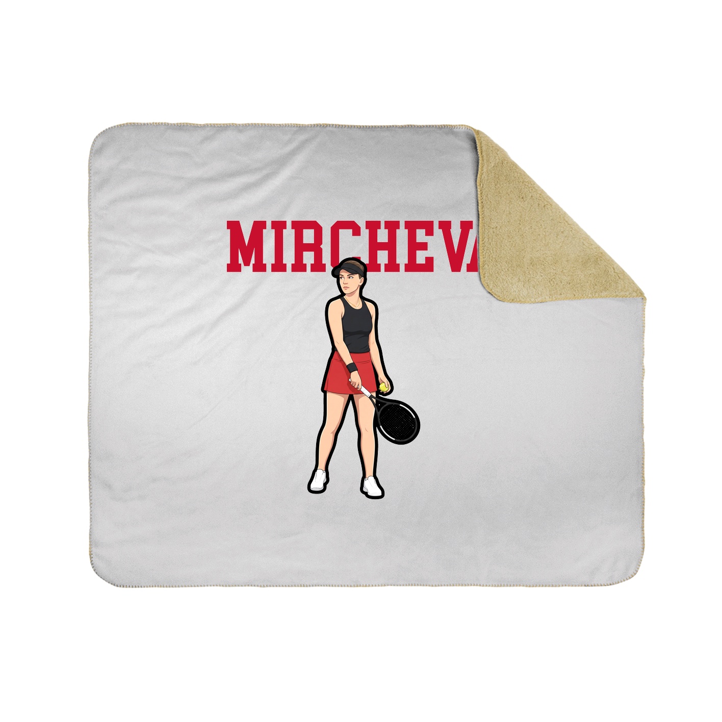 Throw Blanket — Shirsey in White