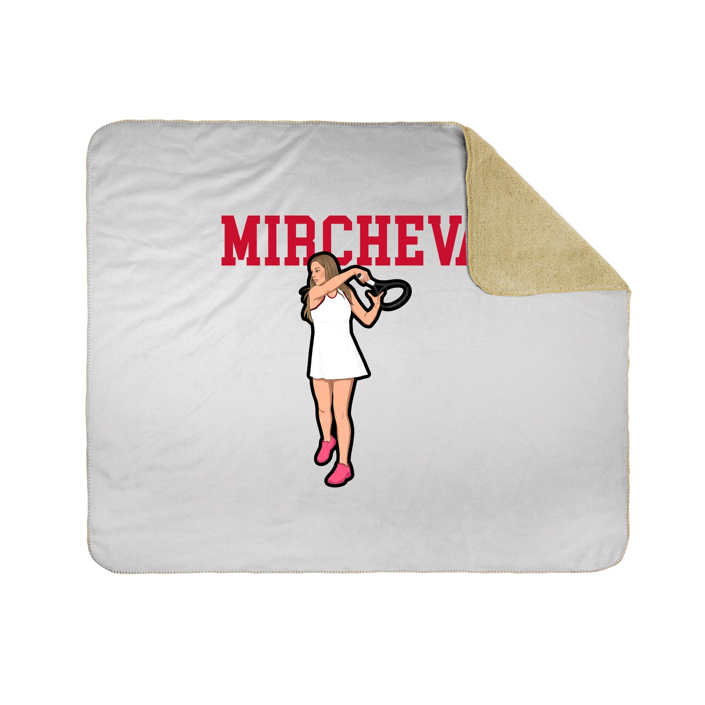 Throw Blanket — Shirsey in White