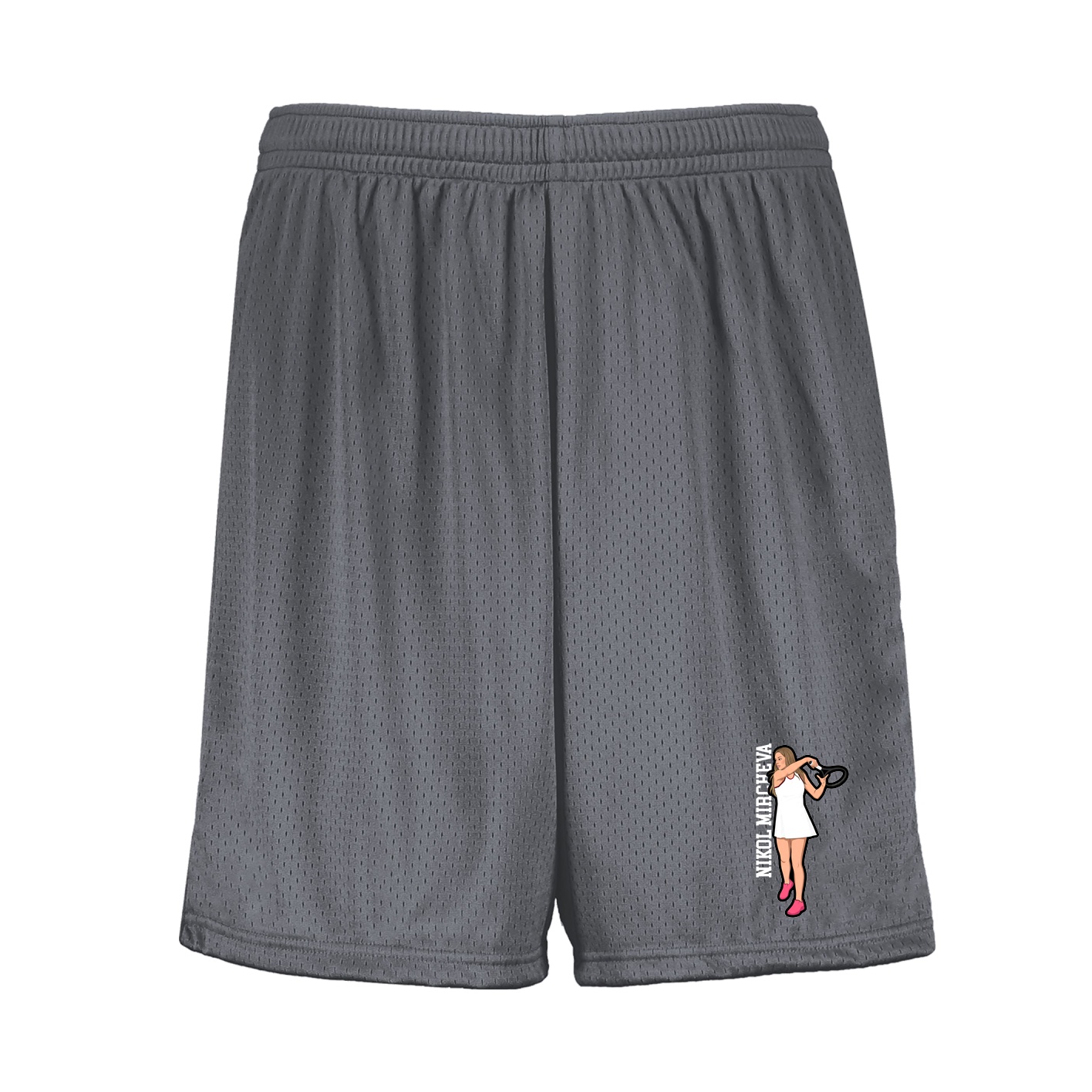 Shorts — Name Vertical in Grey