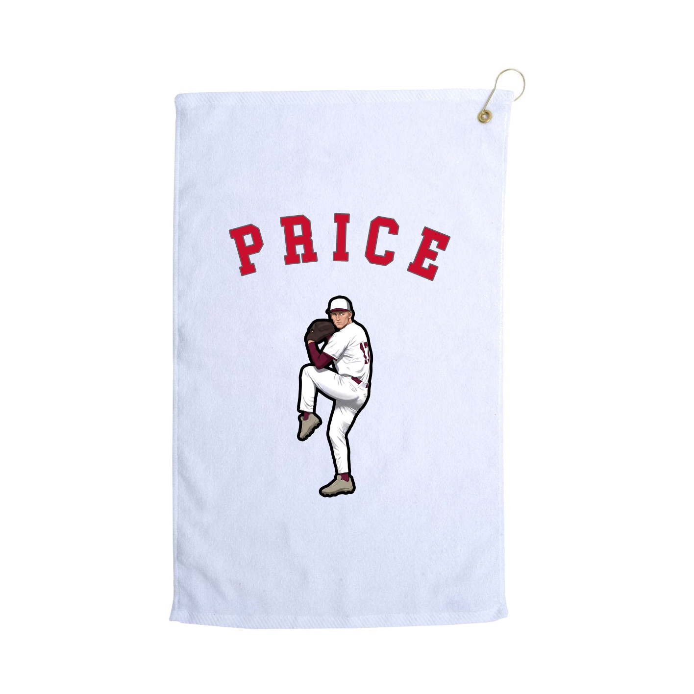 Golf Towel — Shirsey Arch in White