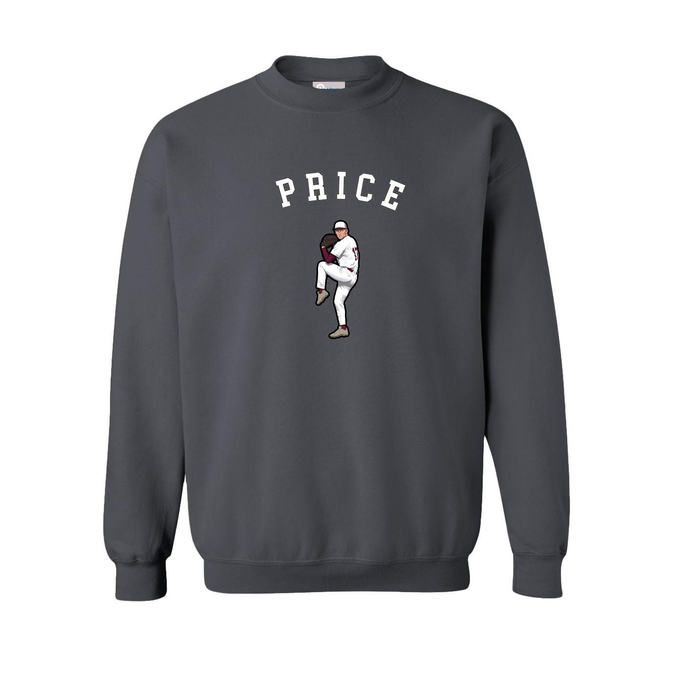 Fleece Crew — Shirsey Arch in Grey