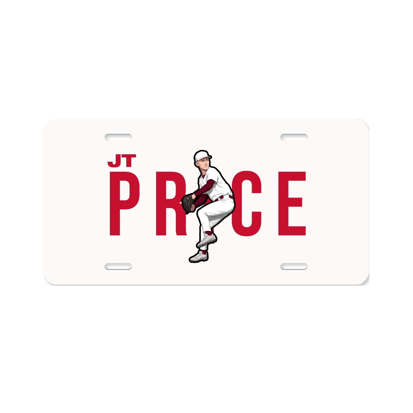 License Plate — Player Name in Classic