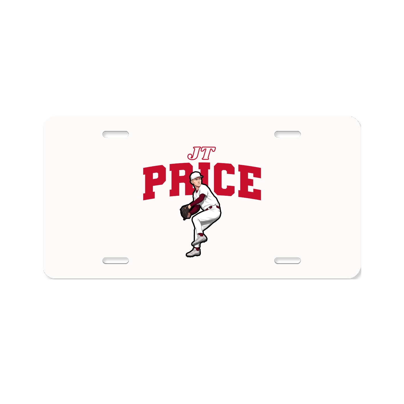 License Plate — Name Arch in Classic