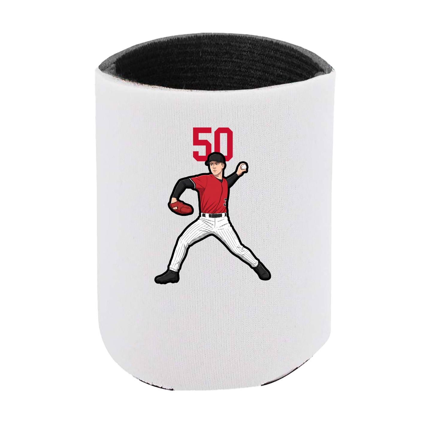 Can Holder — Number Top in White